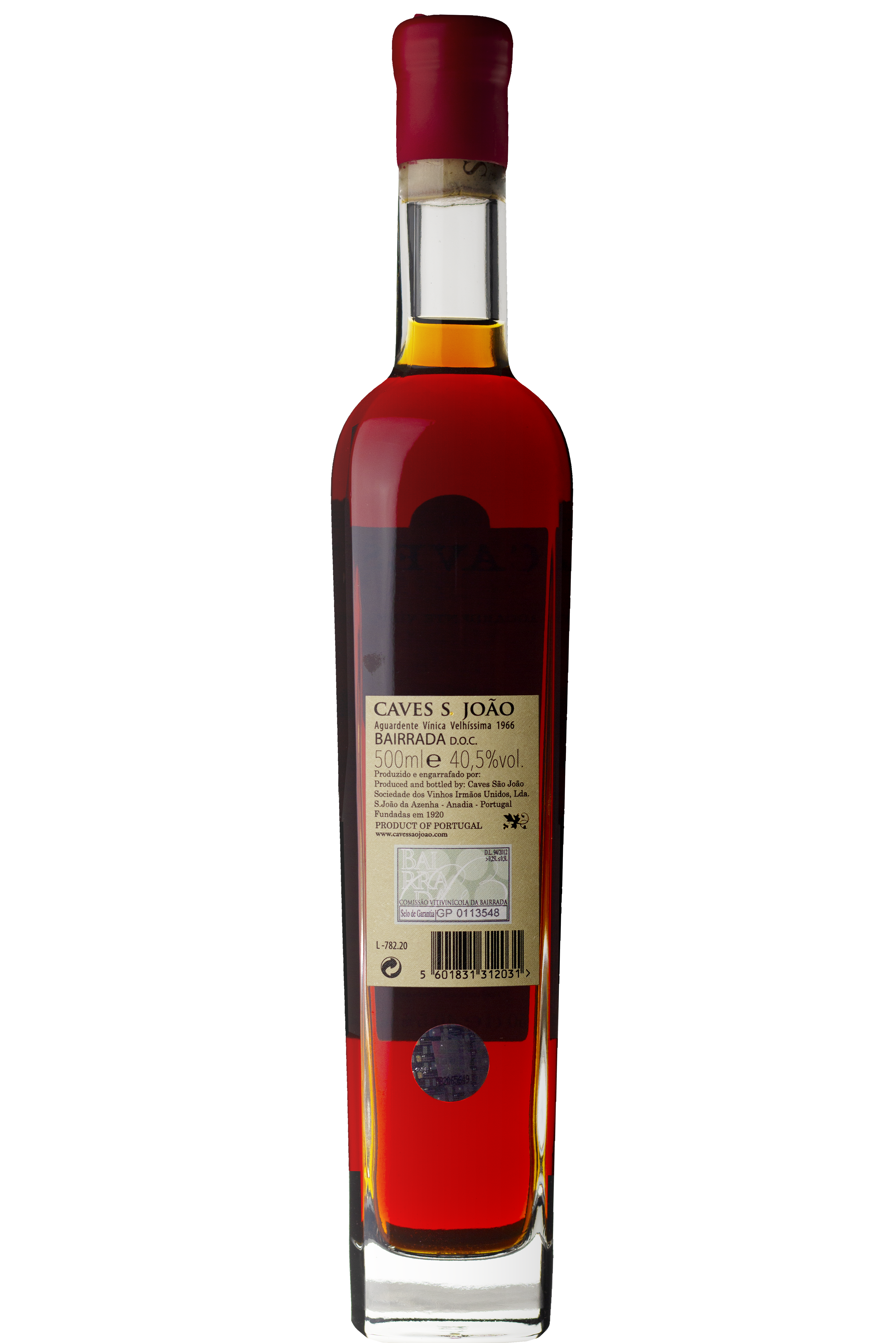 WineVins Aguardente Caves São João Velha Velhíssima 1966