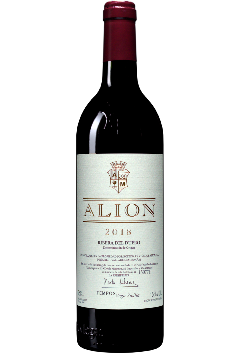 WineVins Alion Ribera Del Duero Tinto 2018