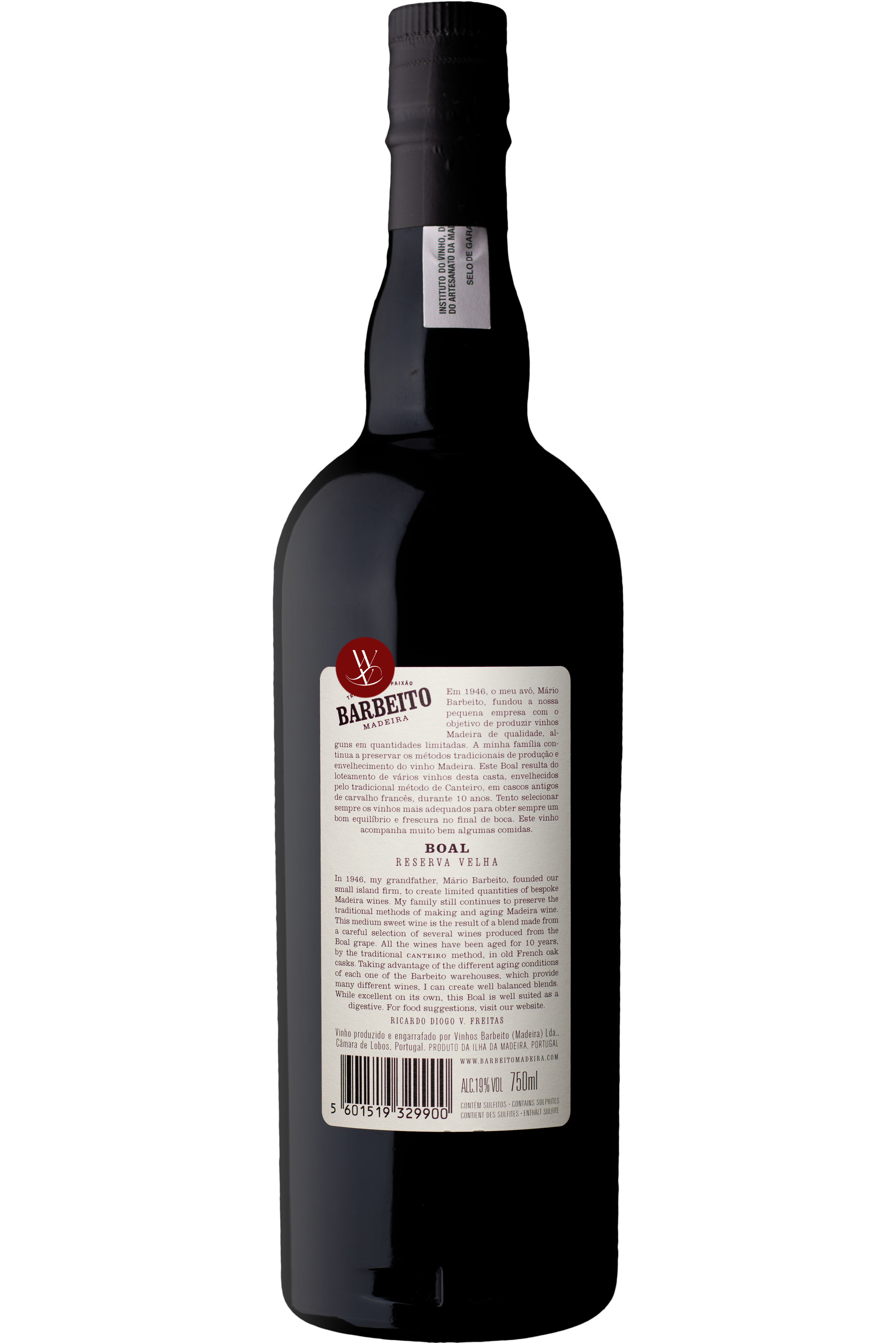 WineVins Barbeito Boal 10 Anos