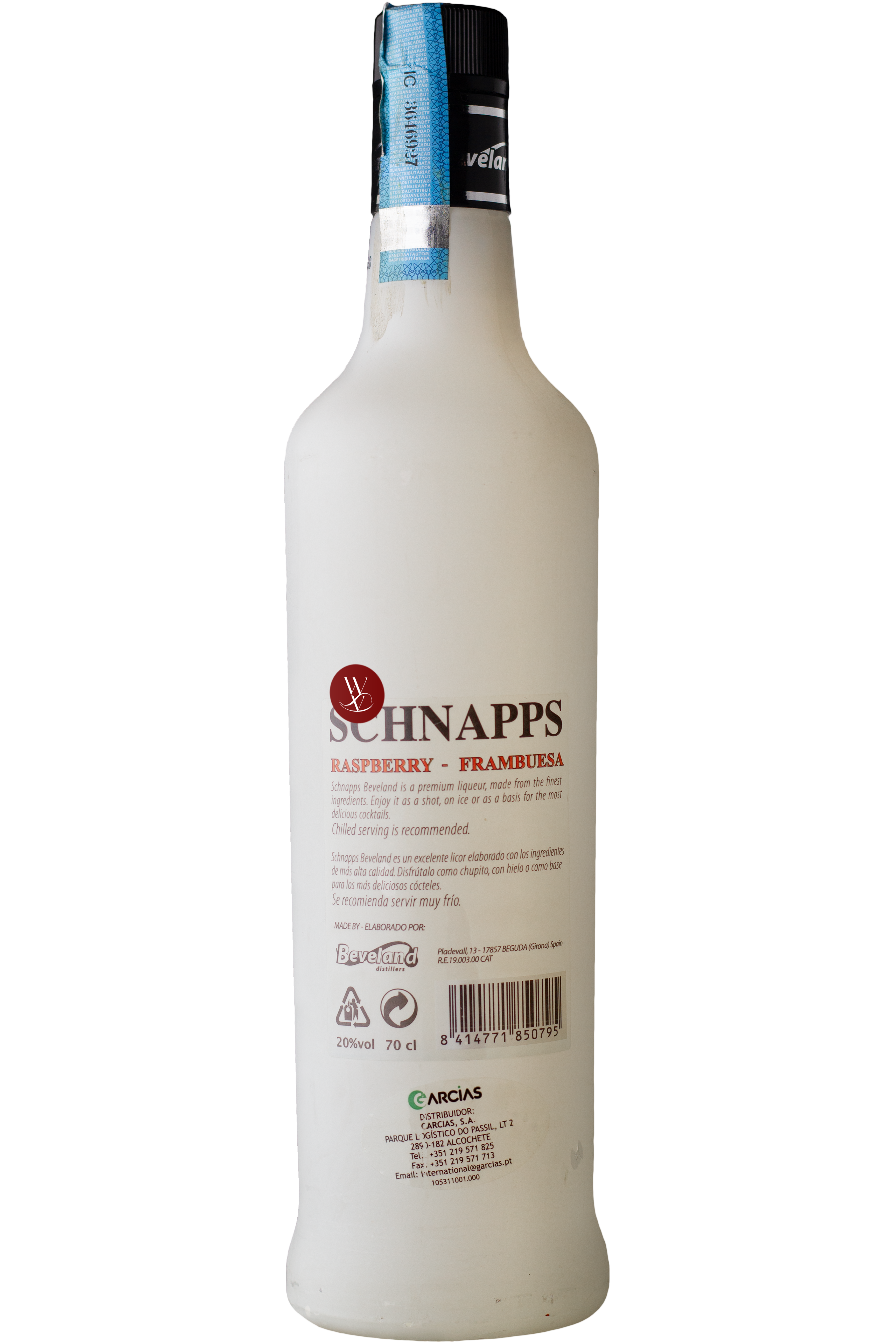 WineVins Beveland Schnapps Framboesa