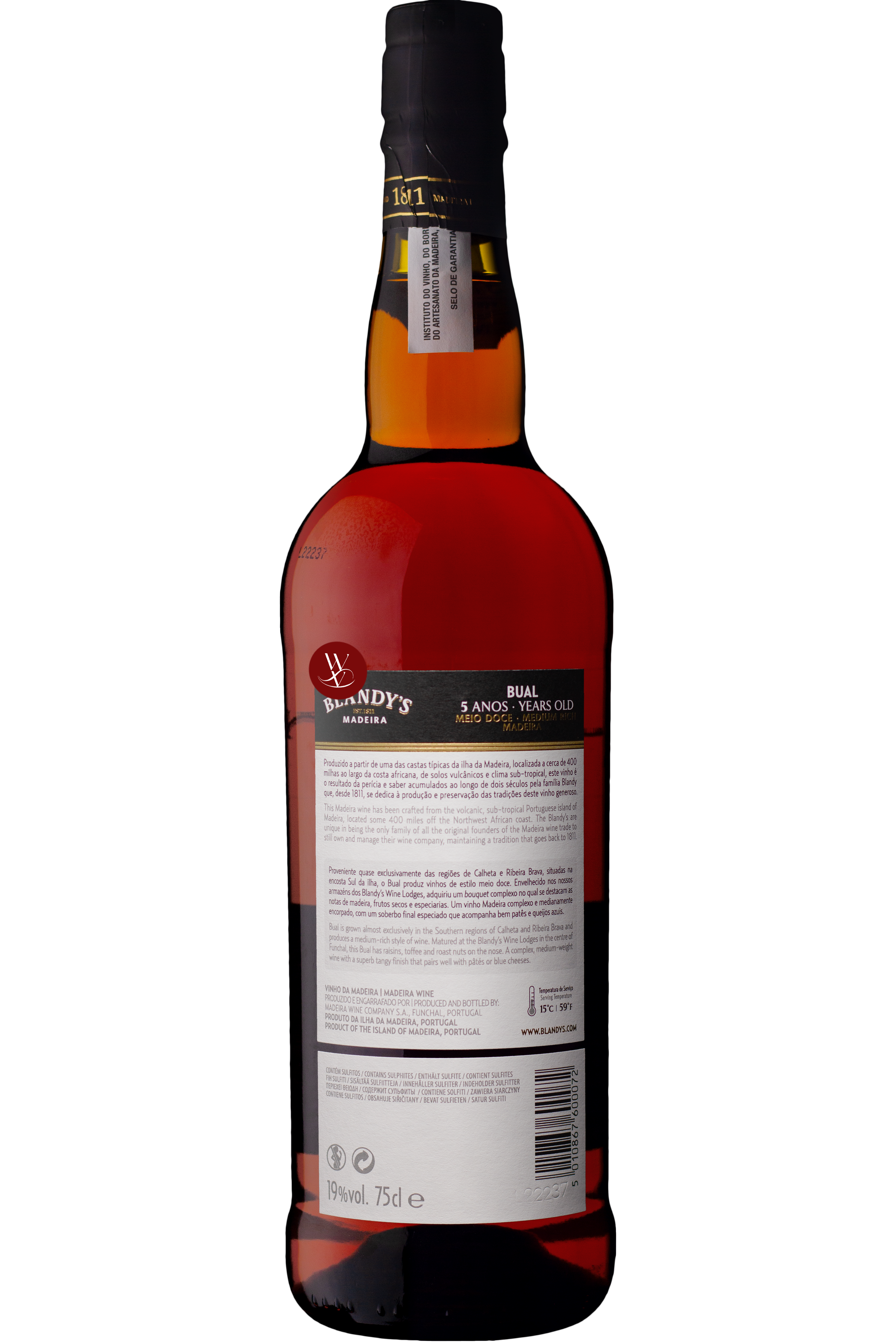 WineVins Blandy's Bual 5 Anos