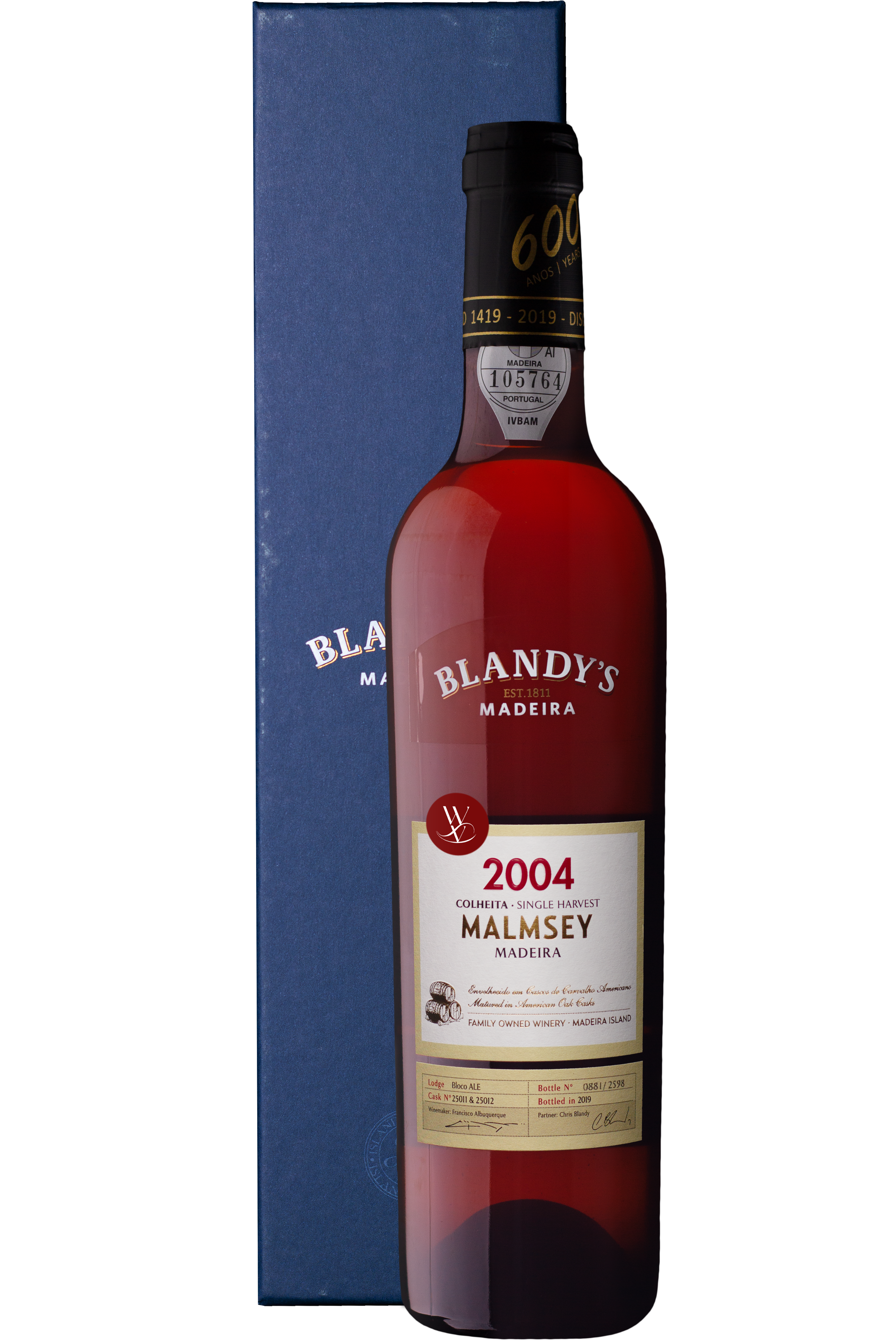 WineVins Blandy's Colheita Malmsey 2004