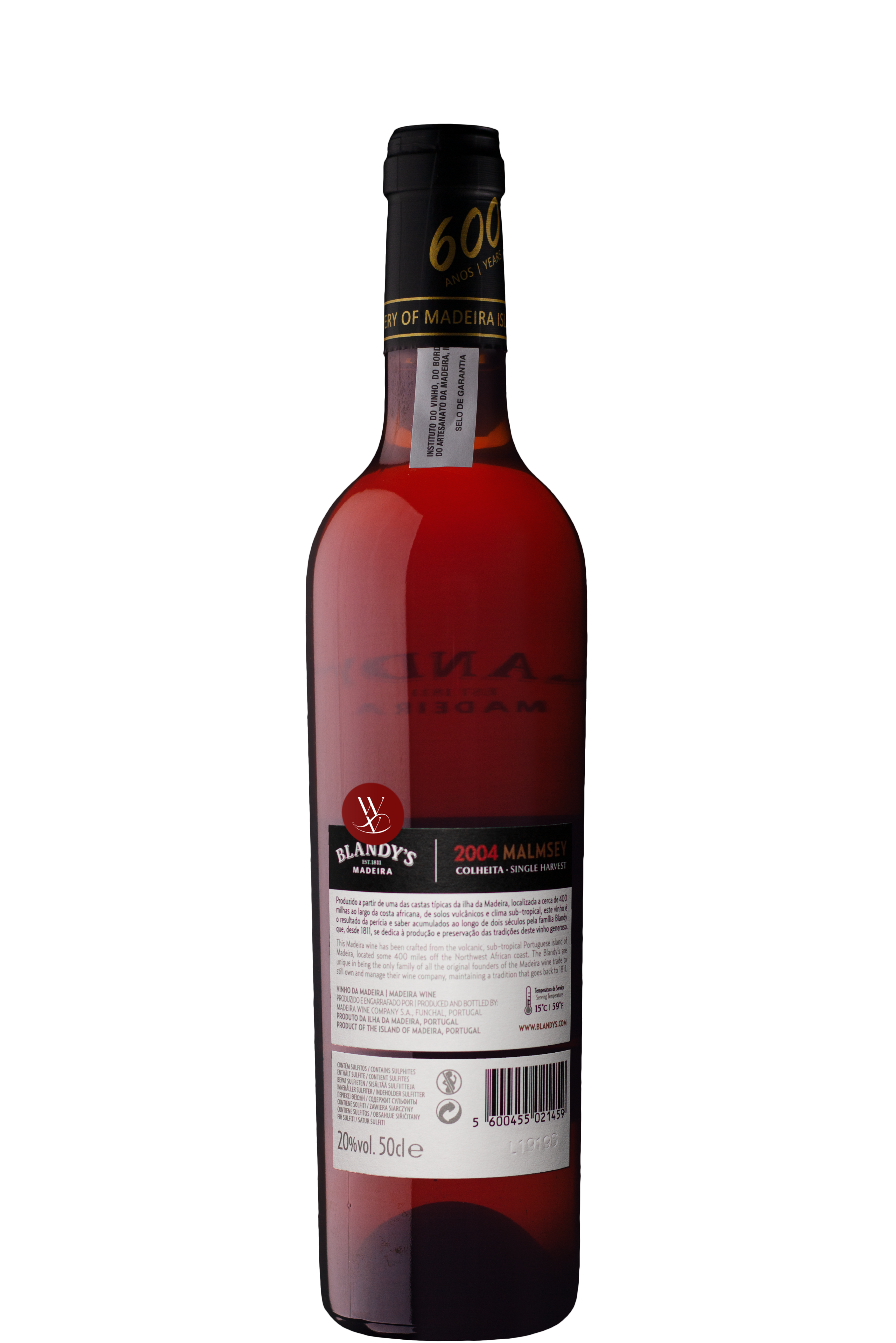 WineVins Blandy's Colheita Malmsey 2004