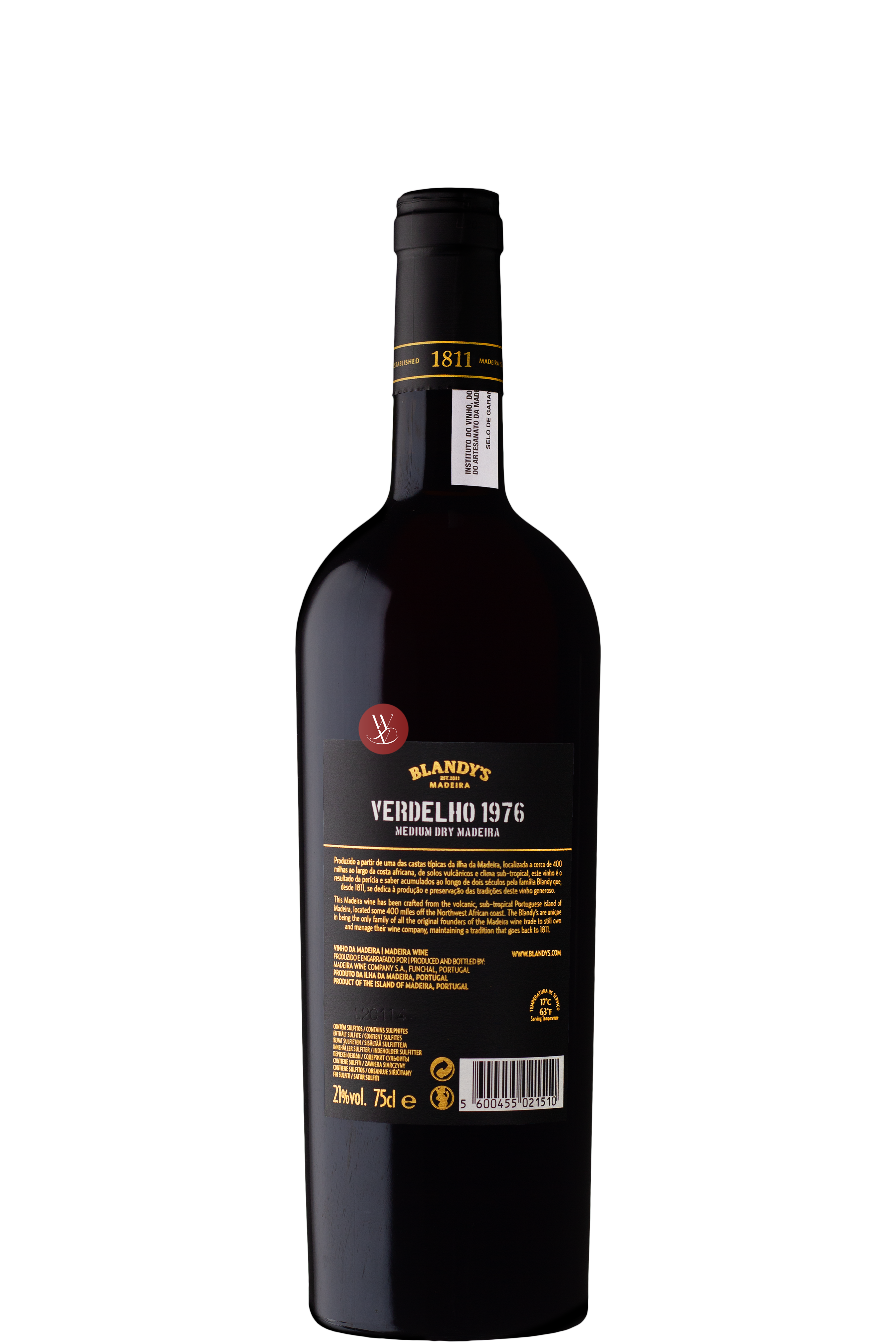 WineVins Blandy's Vintage Verdelho 1976
