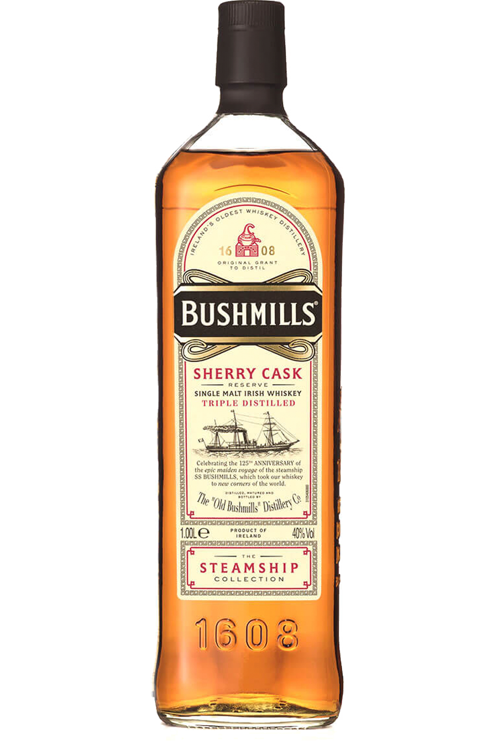 WineVins Bushmills Steamship Sherry Cask Reserve 1L