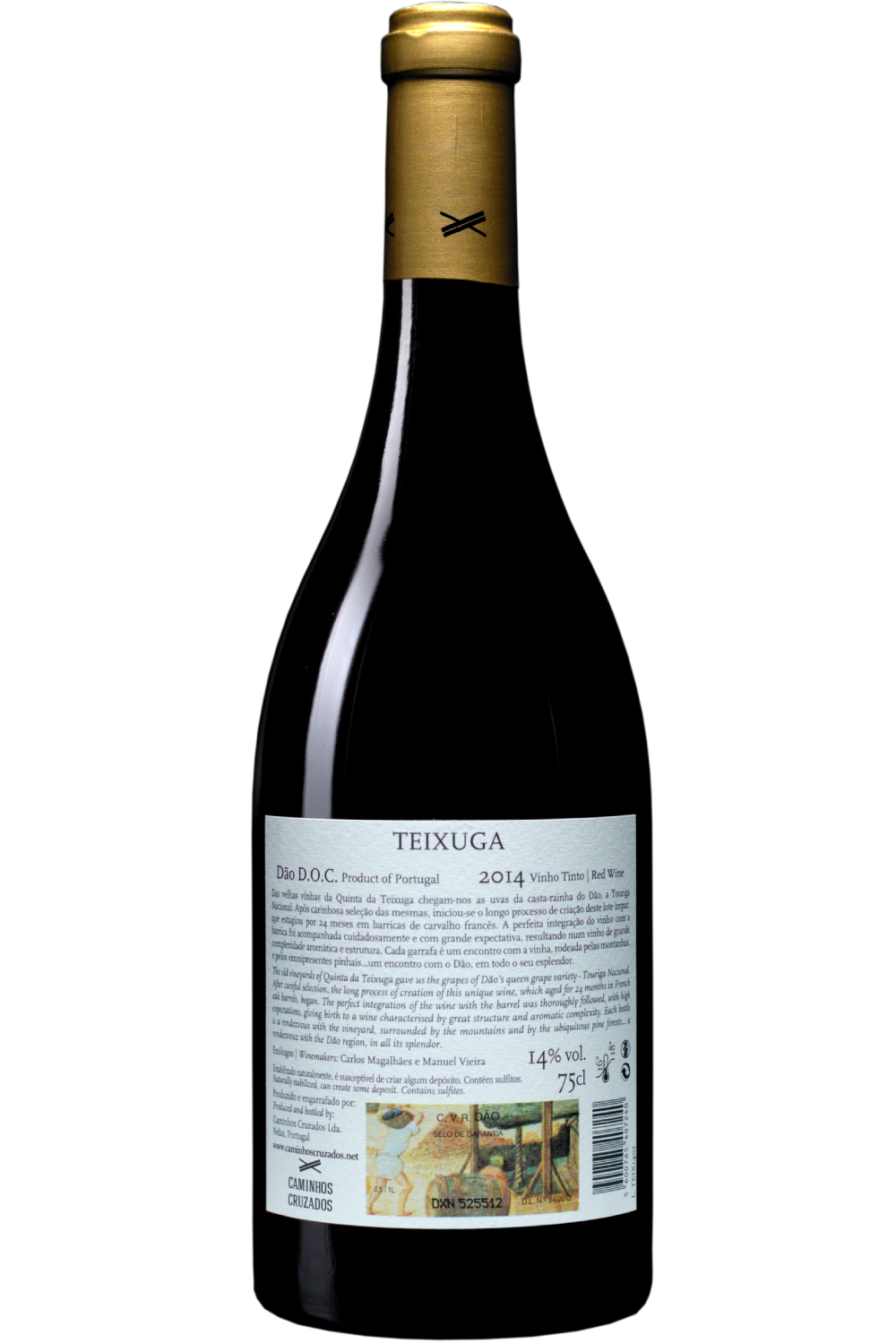 WineVins Caminhos Cruzados Teixuga Tinto 2014