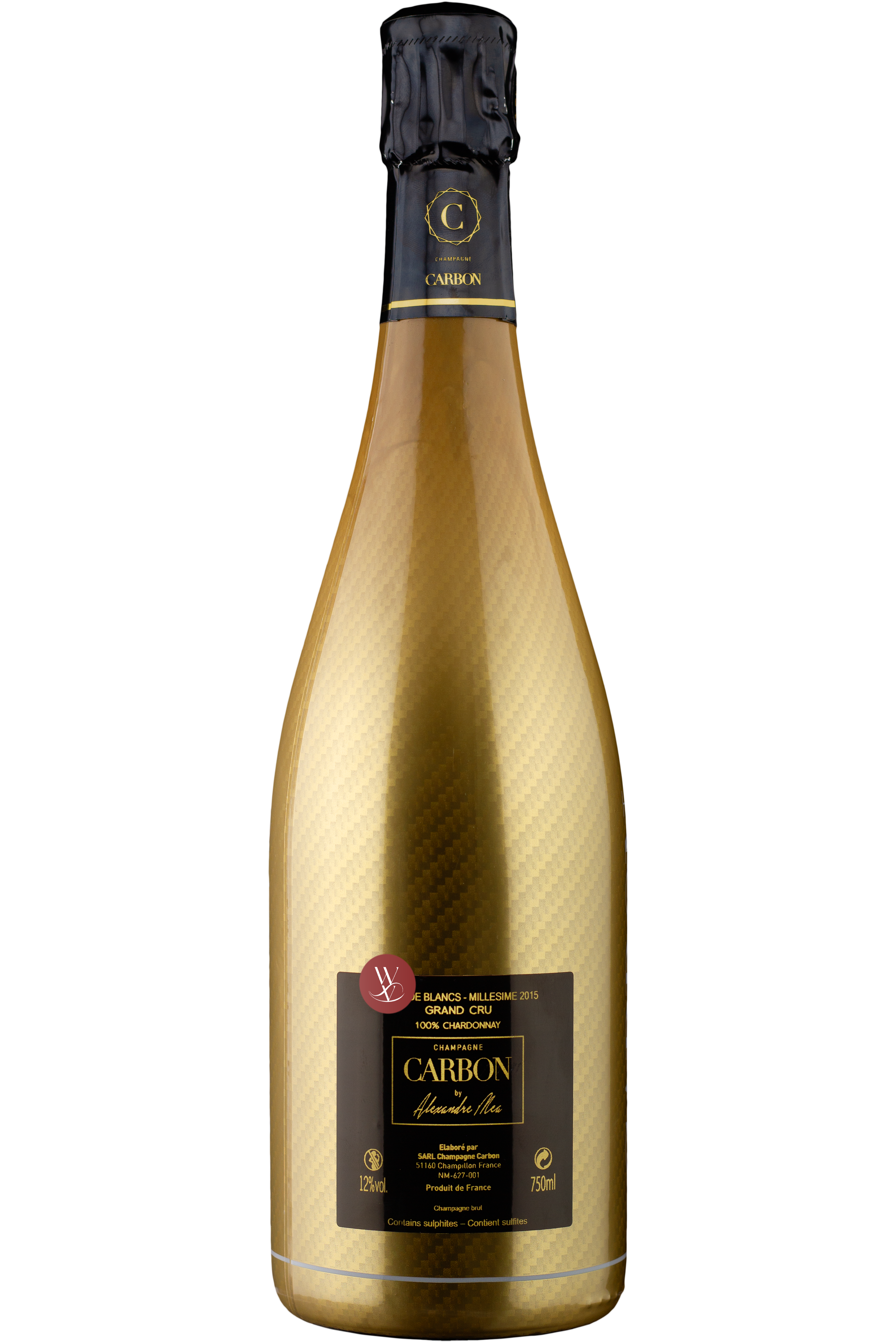 WineVins Champagne Carbon Gold Blanc de Blancs 2015