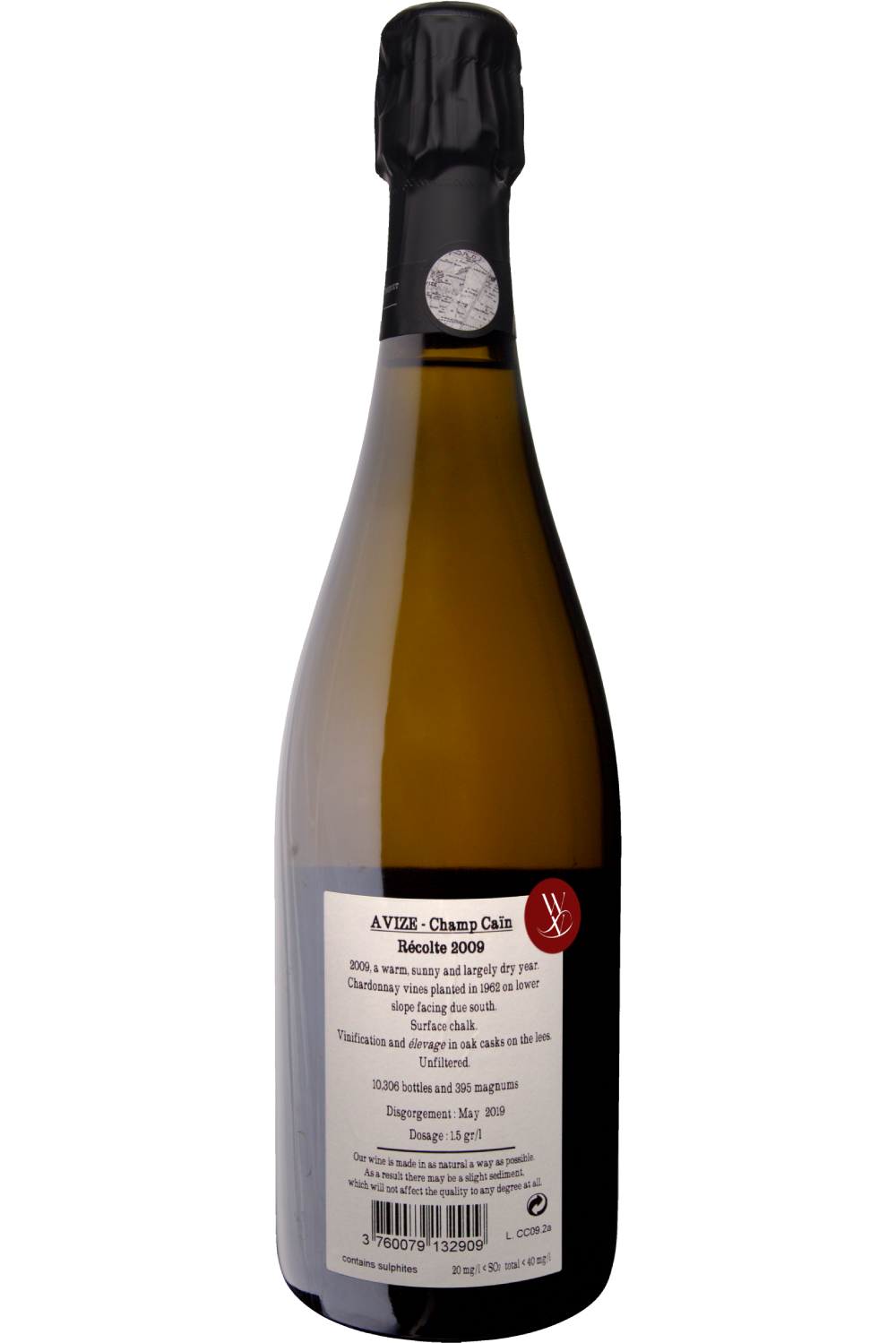 WineVins Champagne Jacquesson Avize Champ Cain 2009