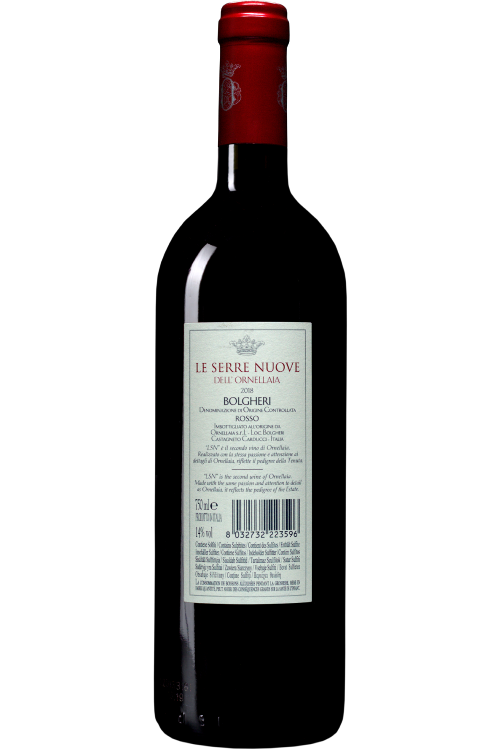 WineVins Le Serre Nuove Dell'Ornellaia Tinto 2018