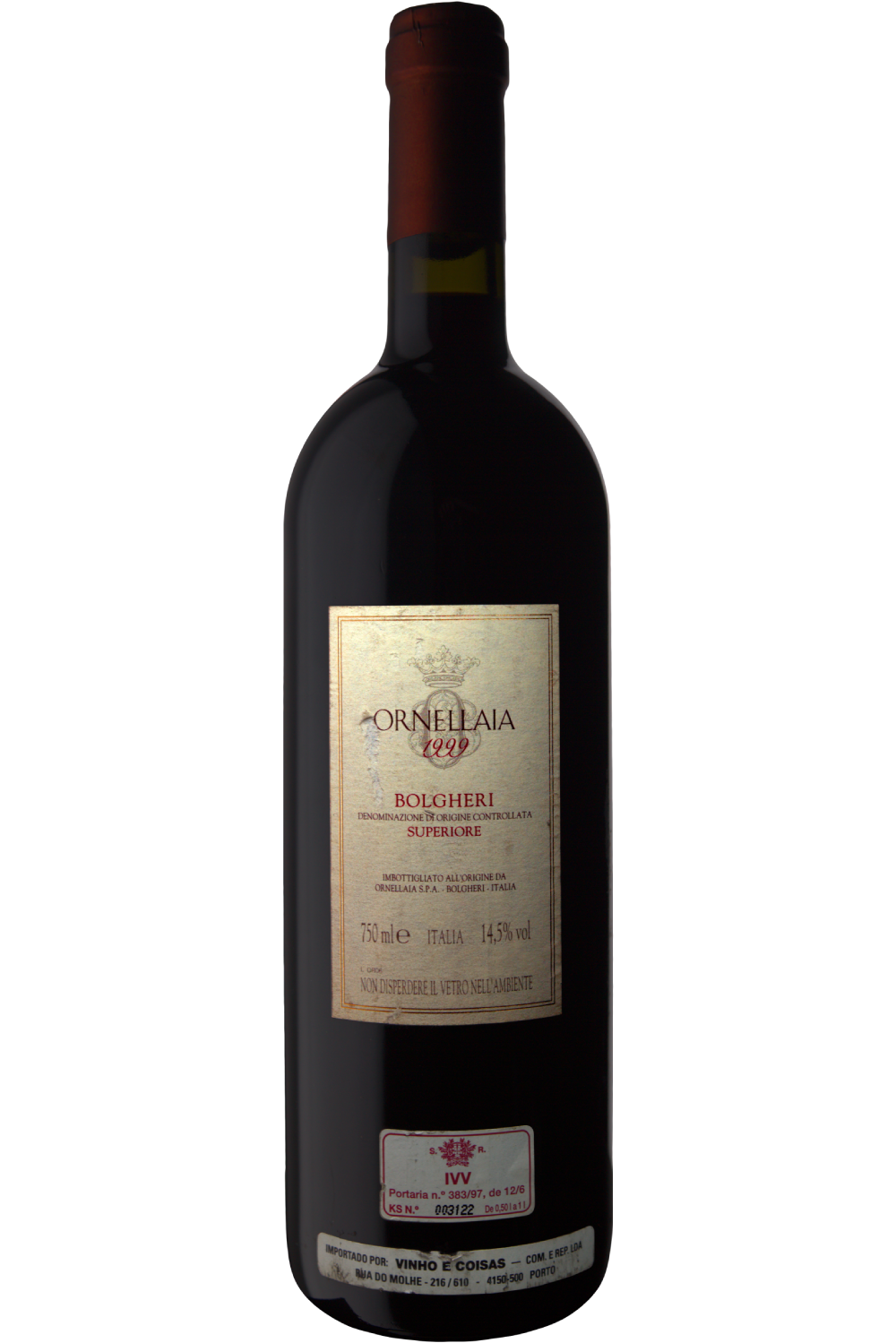WineVins Ornellaia Tinto 1999