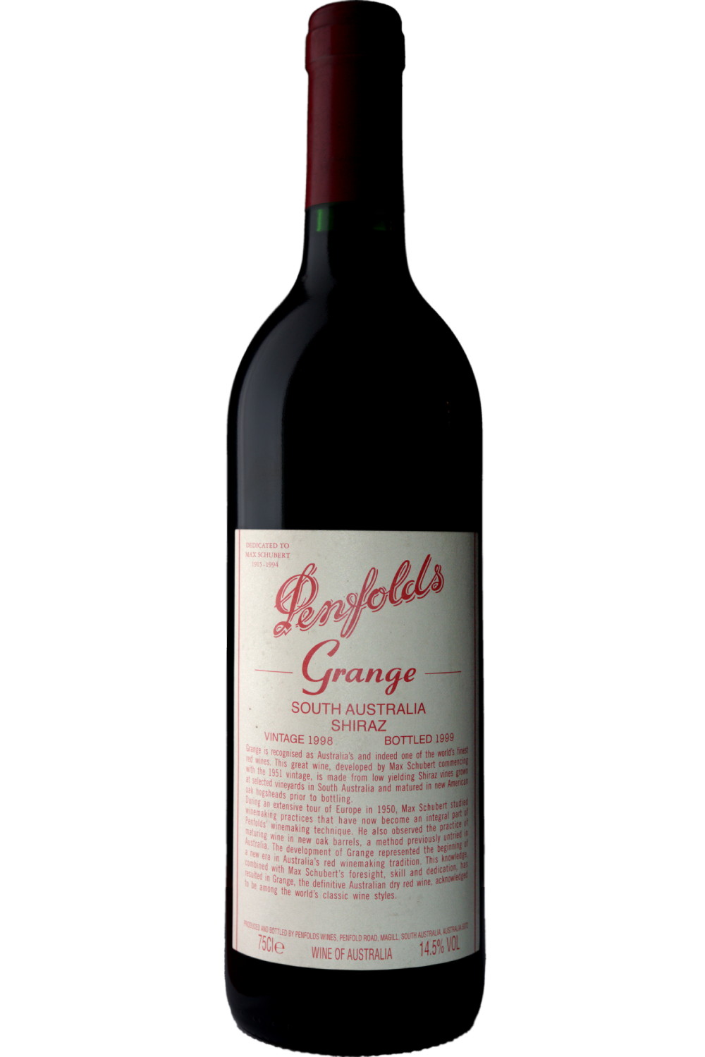 WineVins Penfolds Grange 1998