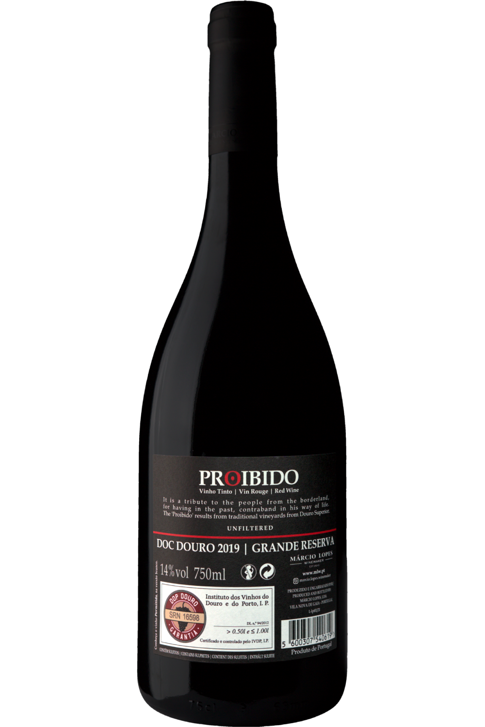 WineVins Proibido Grande Reserva Tinto 2019