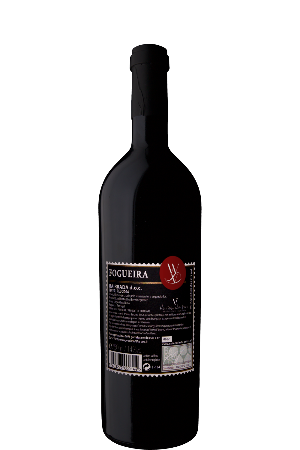 Quinta das Bágeiras Fogueira Tinto 2004