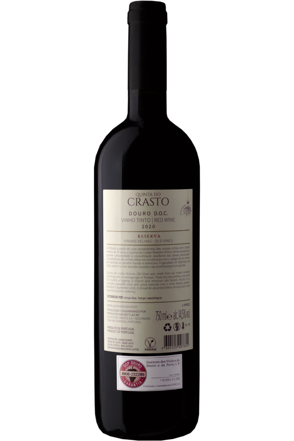 WineVins Quinta do Crasto Vinhas Velhas Reserva Tinto 2020