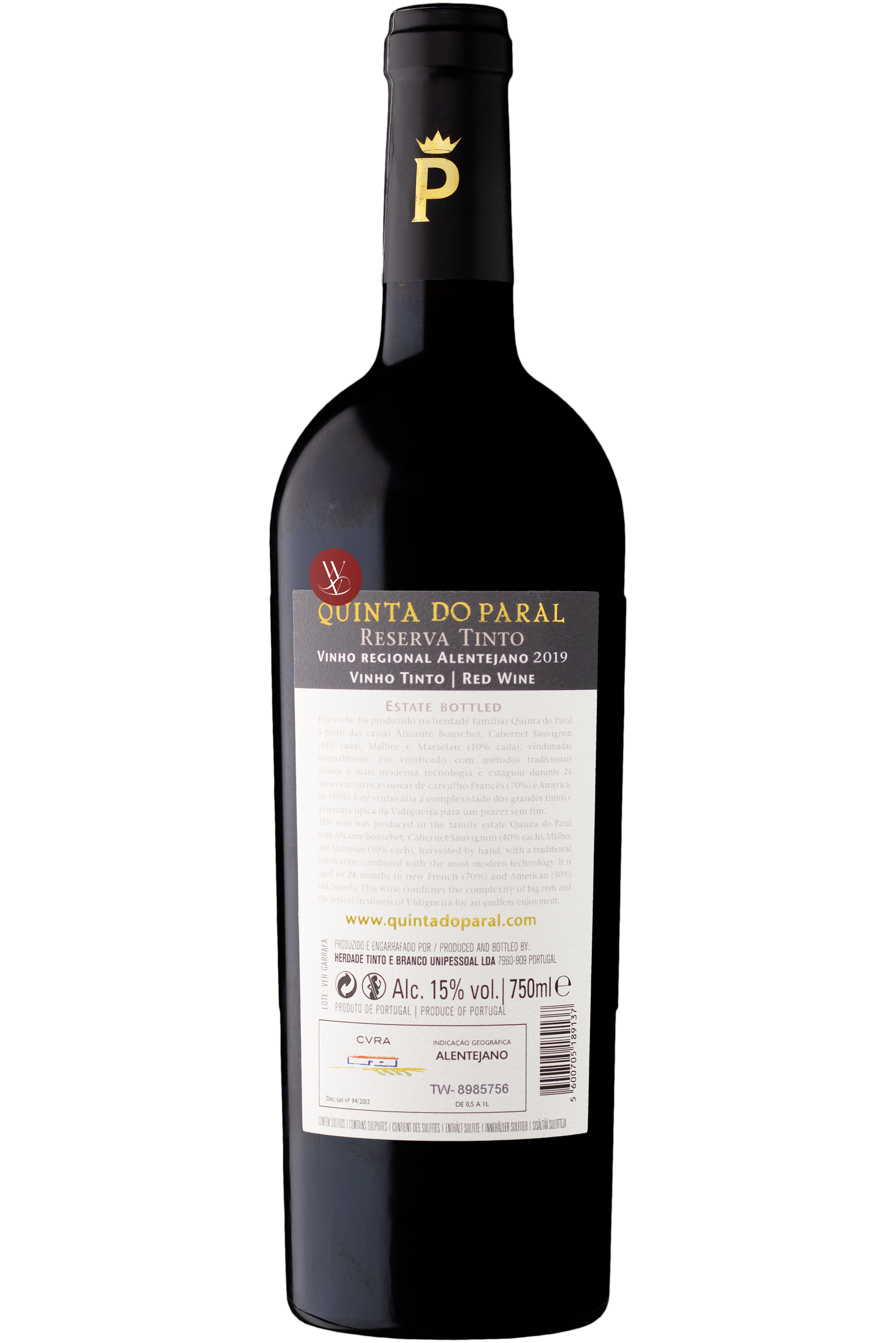 WineVins Quinta do Paral Reserva Tinto 2019