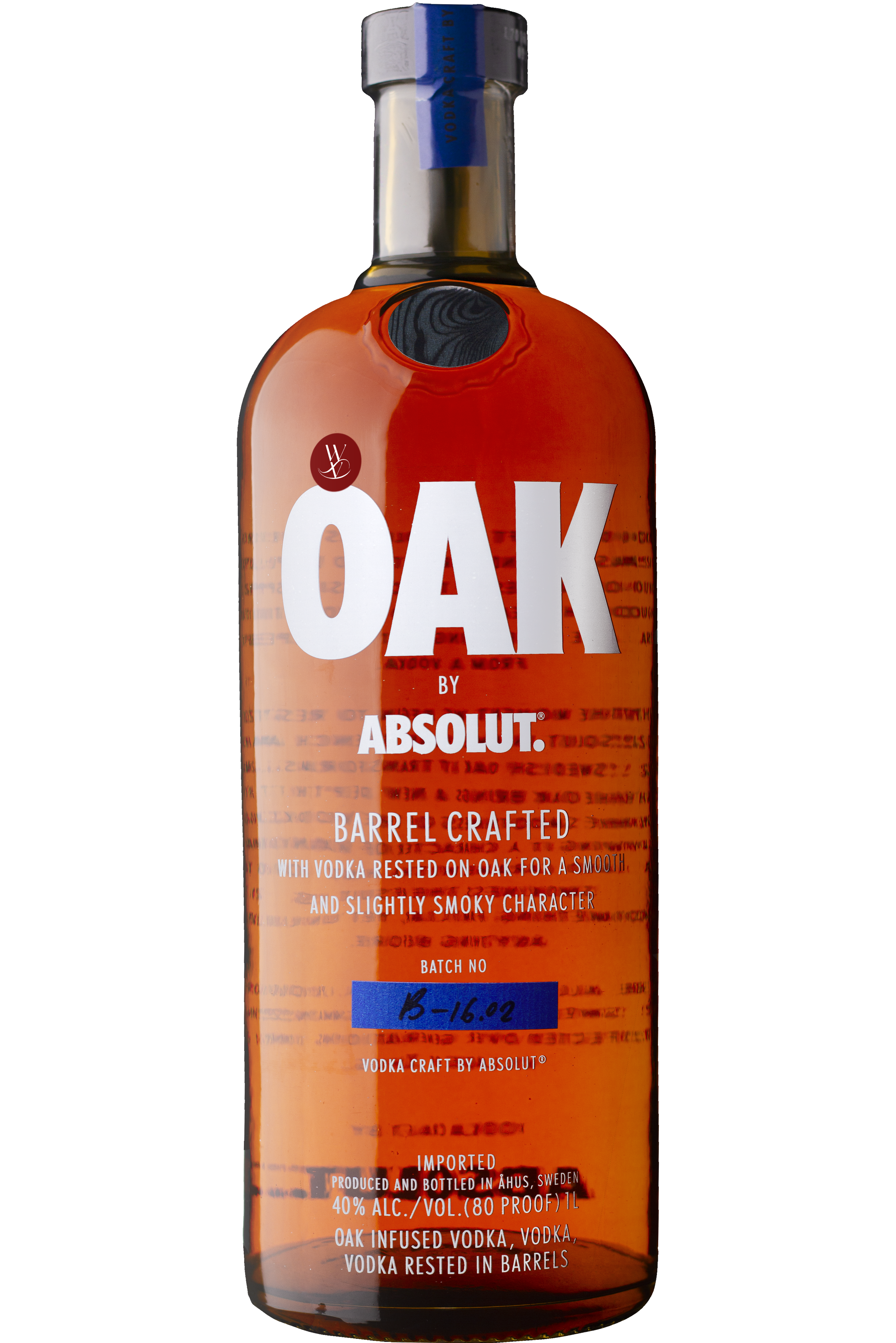 WineVins Vodka Absolut Oak 1L