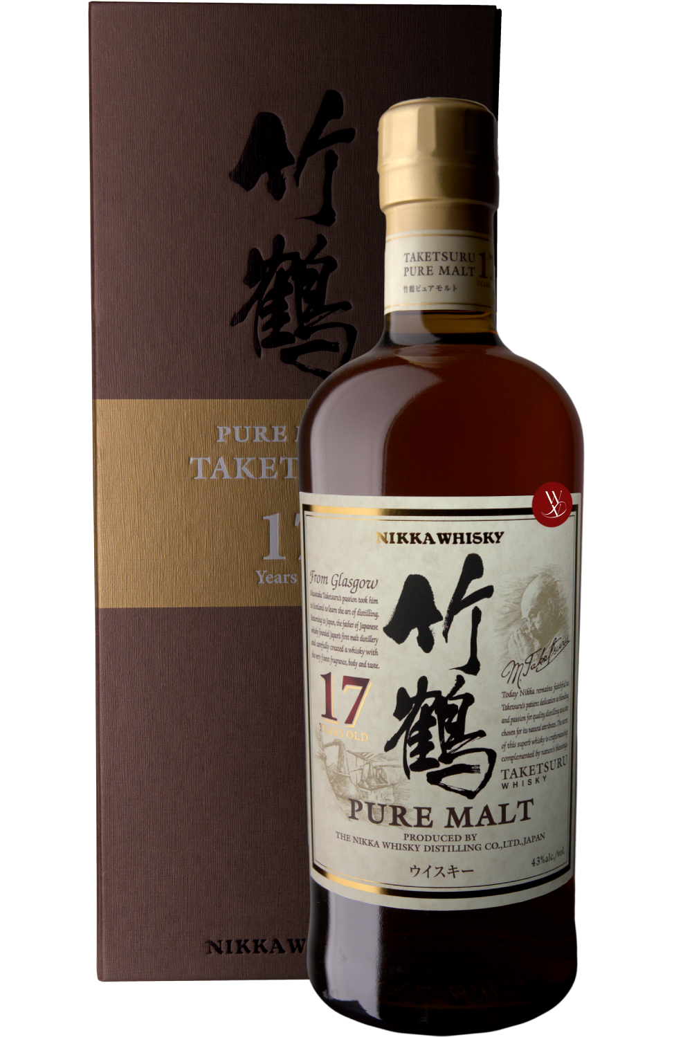 WineVins Whisky Nikka Pure Malt 17 Anos NV