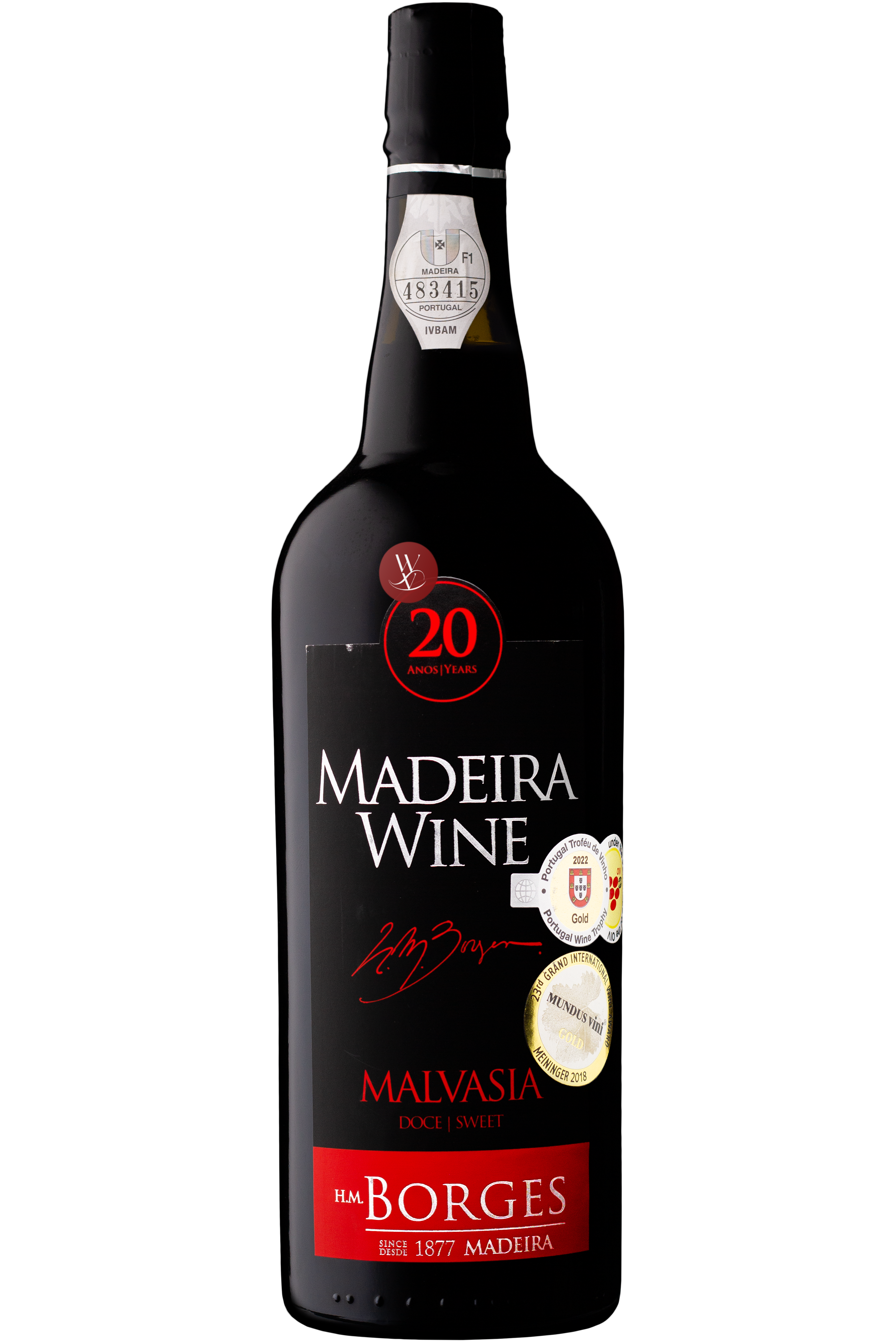WineVins H M Borges Malvasia 20 Anos