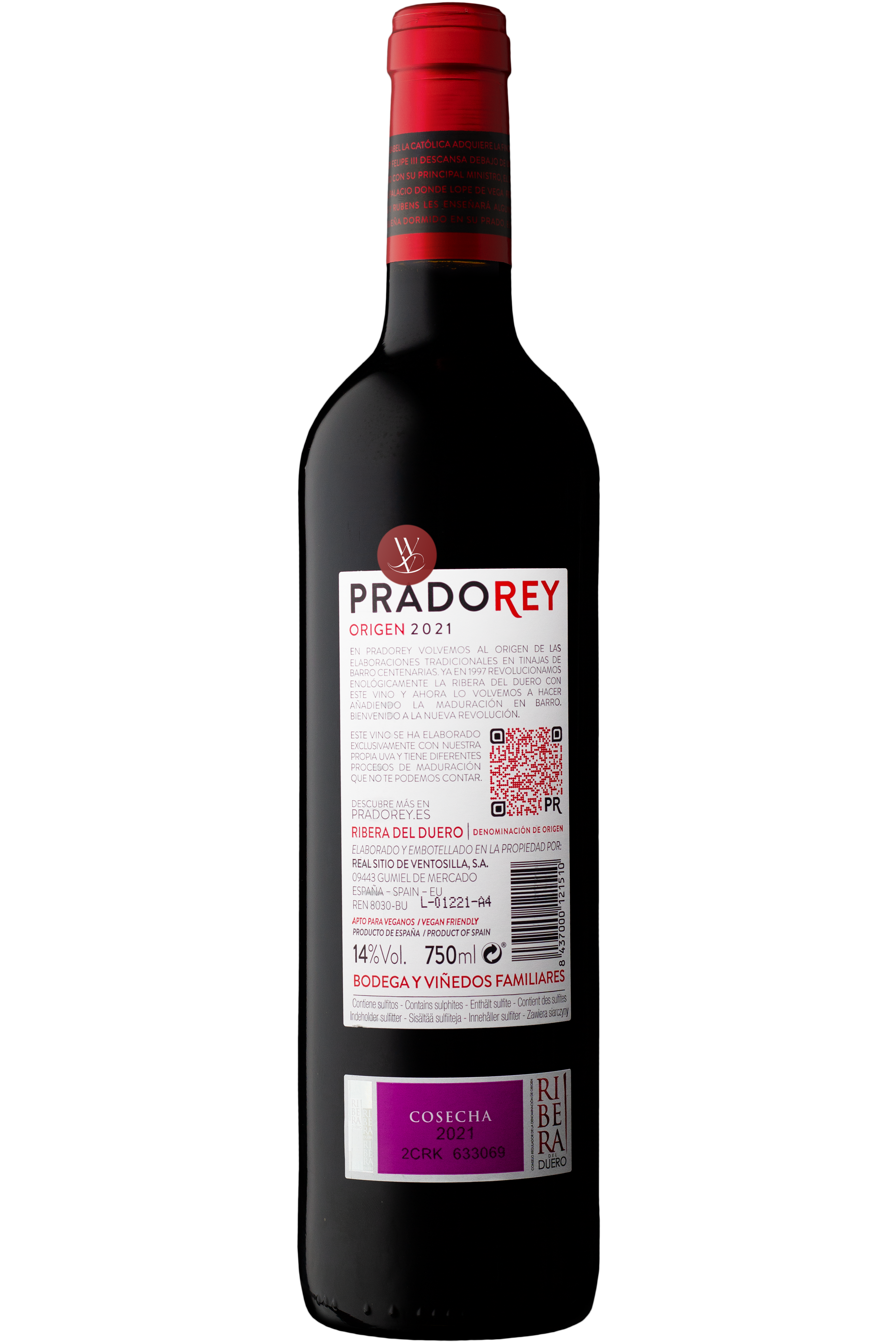 WineVins Pradorey Origen Tinto 2021 2