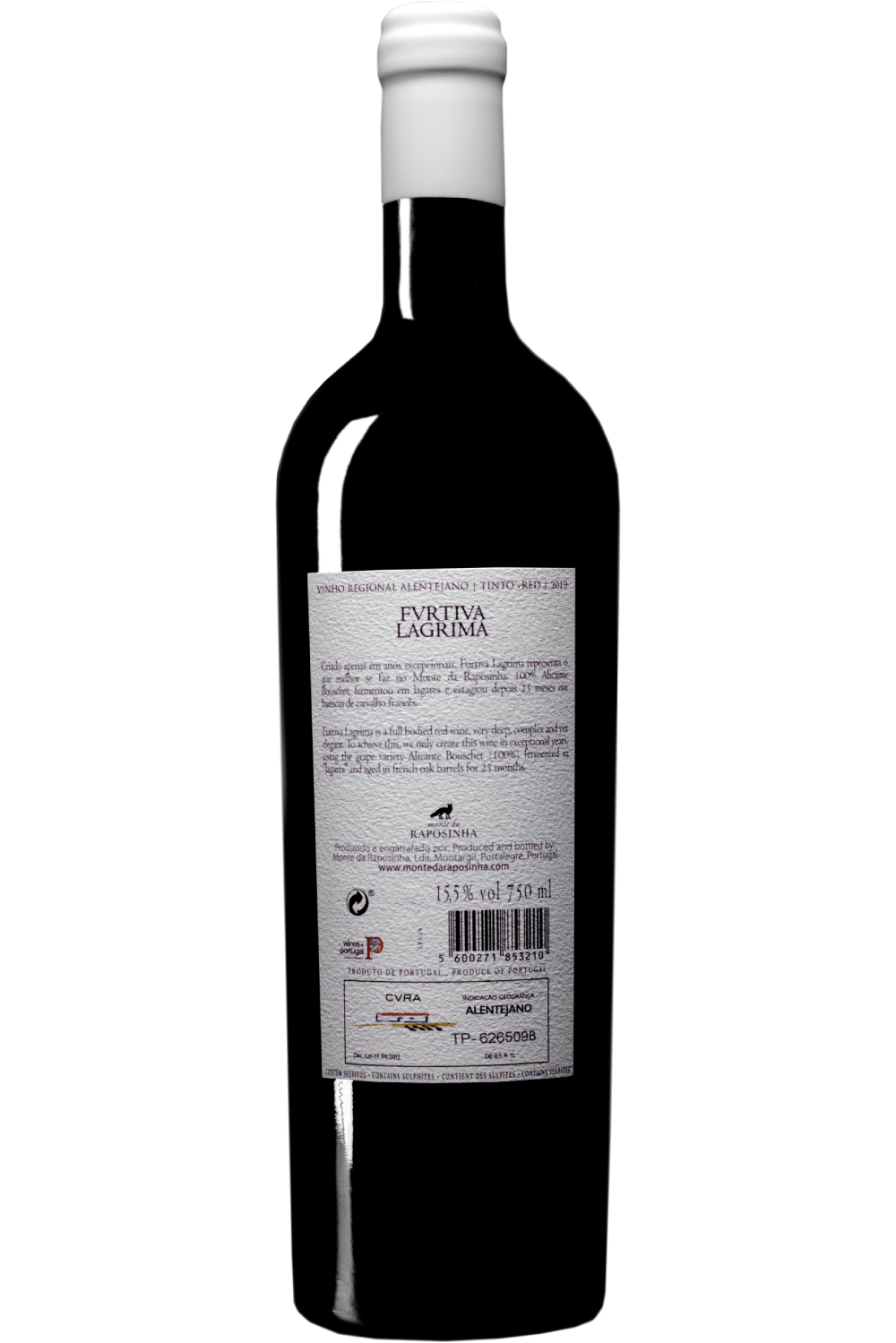 WineVins Monte da Raposinha Furtiva Lagrima Tinto 2019