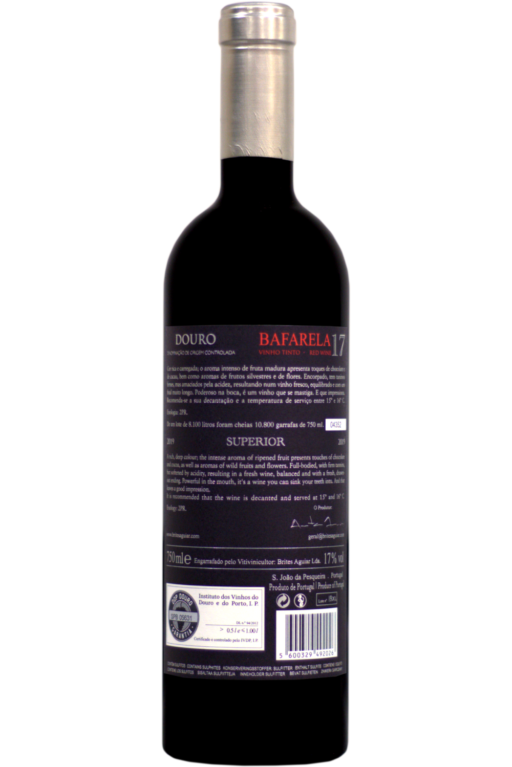 WineVins Bafarela 17 Tinto 2019