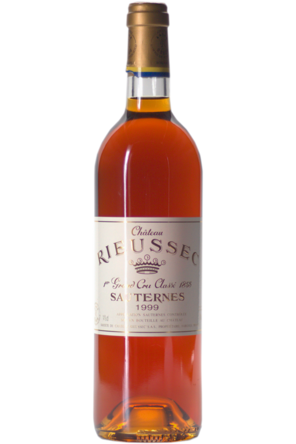 WineVins Château Rieussec Sauternes 1er Grand Cru Classé Branco 1999