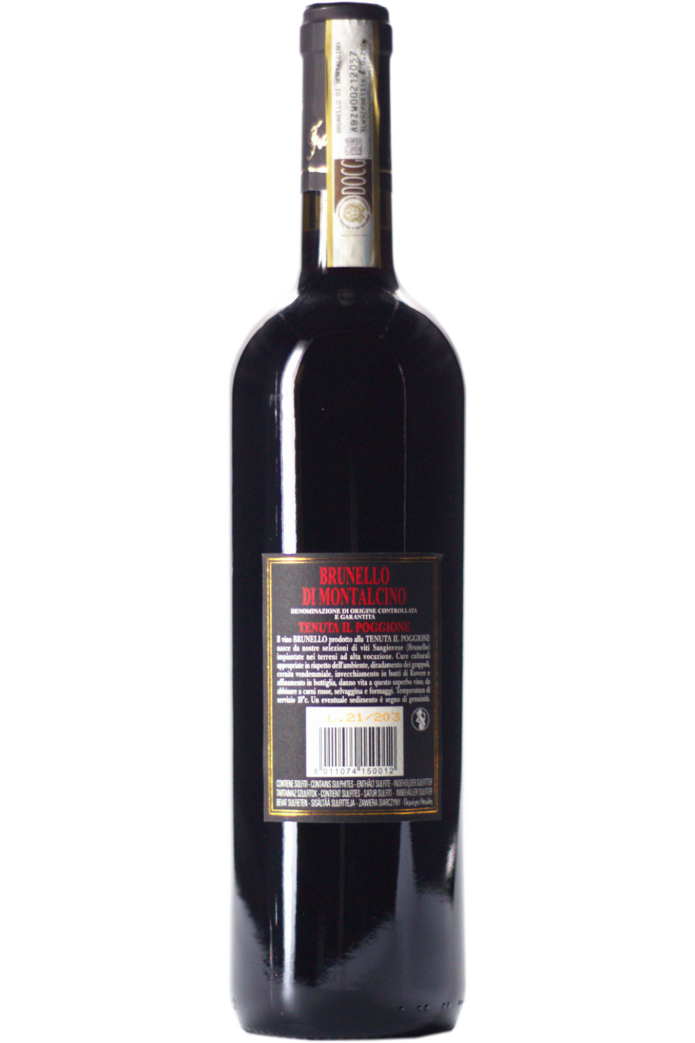 WineVins Il Poggione Brunello Di Montalcino Tinto 2017
