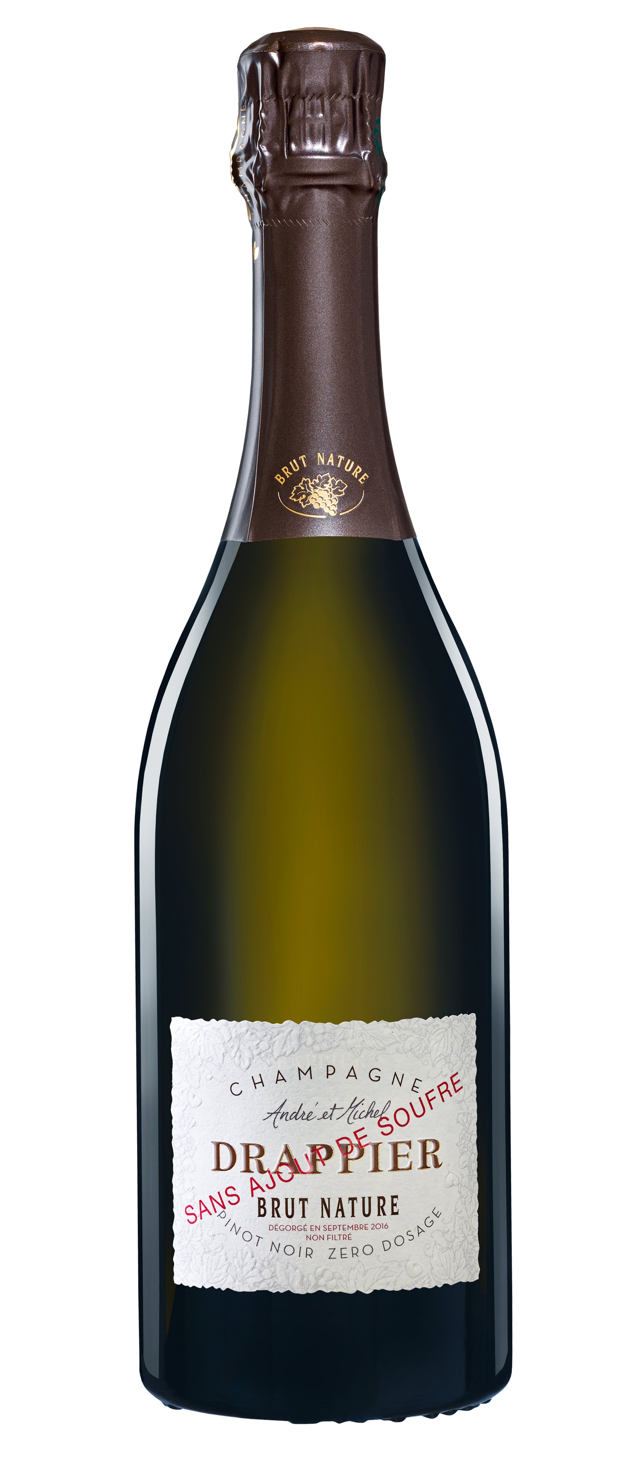 Wine Vins Champagne Drappier Nature Sans Soufre