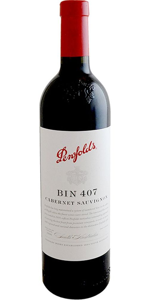 Wine Vins Penfolds Bin 407 Cabernet Sauvignon Tinto
