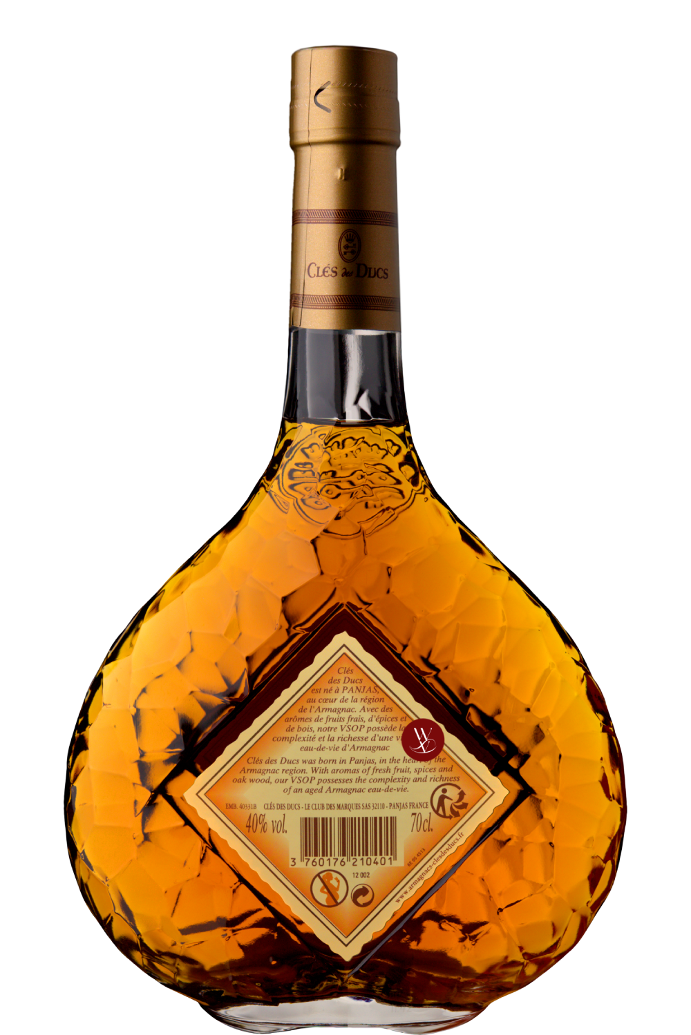 WineVins Armagnac Clés des Ducs VSOP