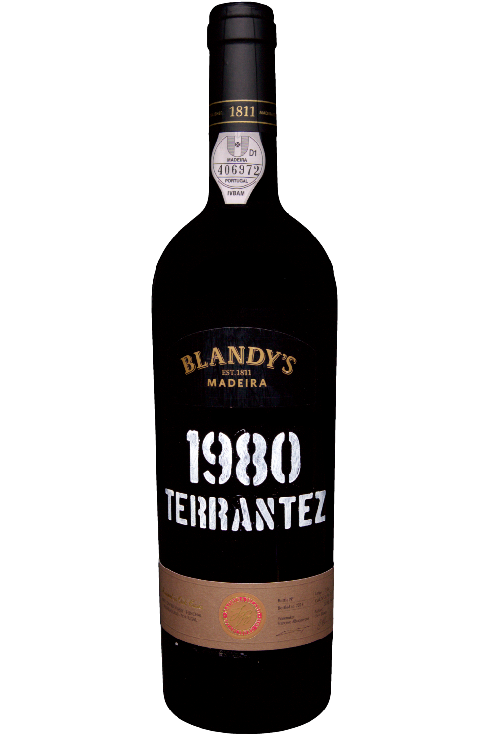 WineVins Blandy's Madeira Vintage Terrantez 1980