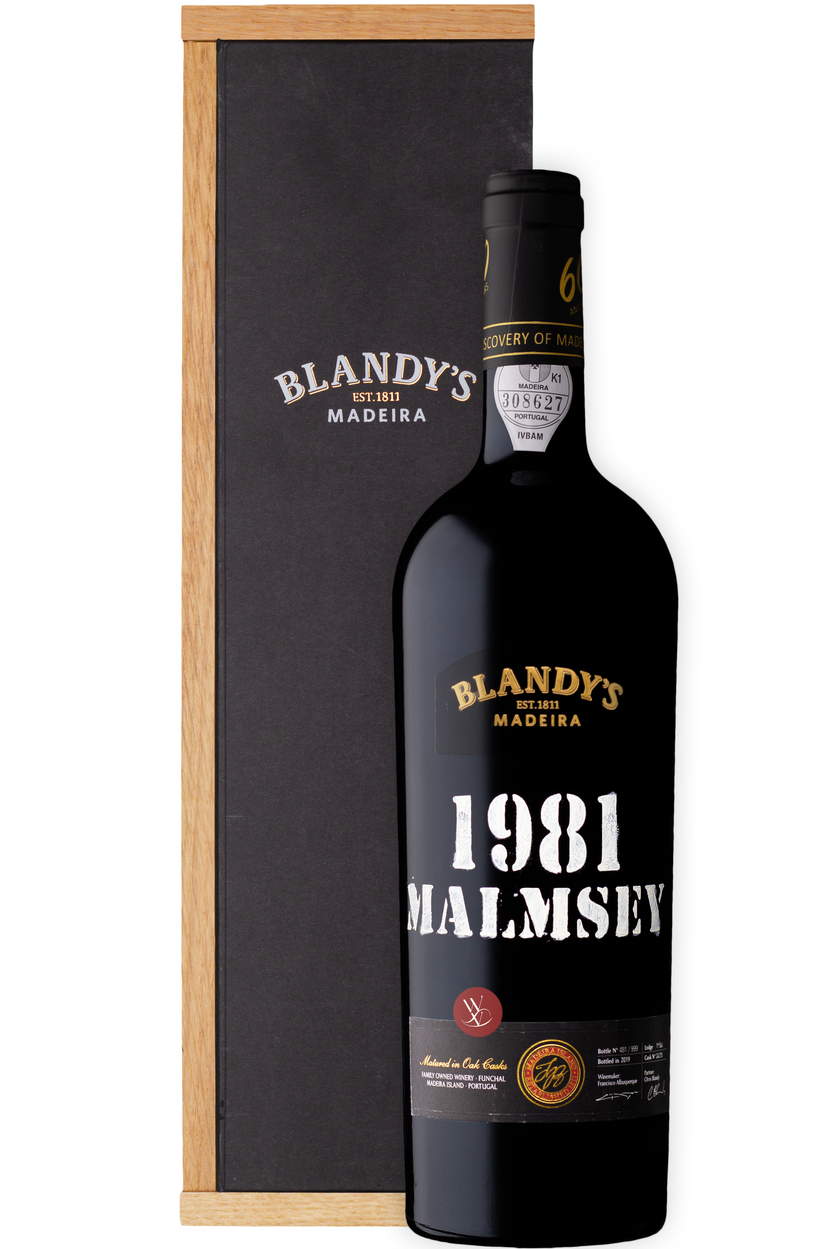 WineVins Blandy's Vintage Malmsey 1981
