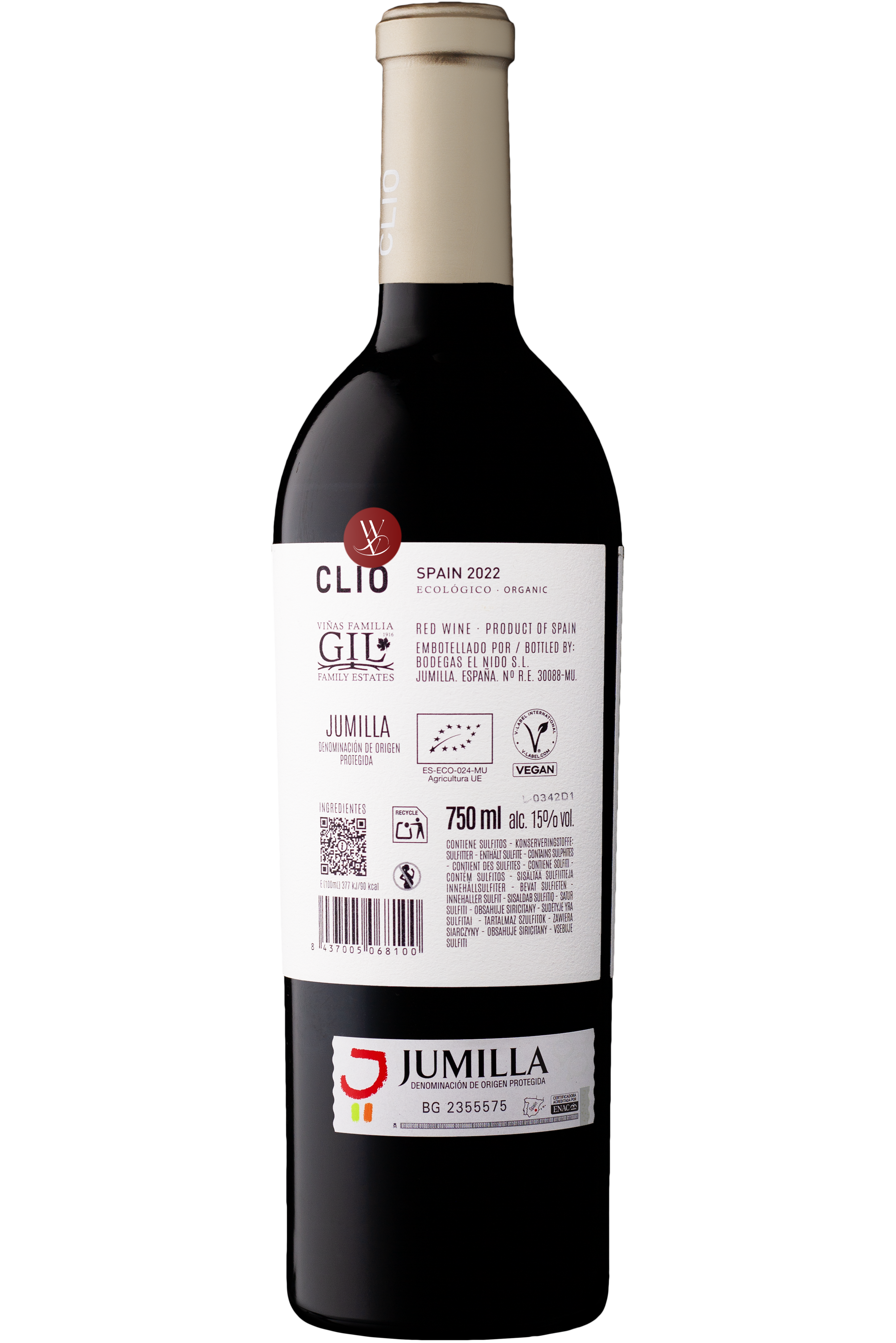 Bodegas El Nido Clio Tinto 2022