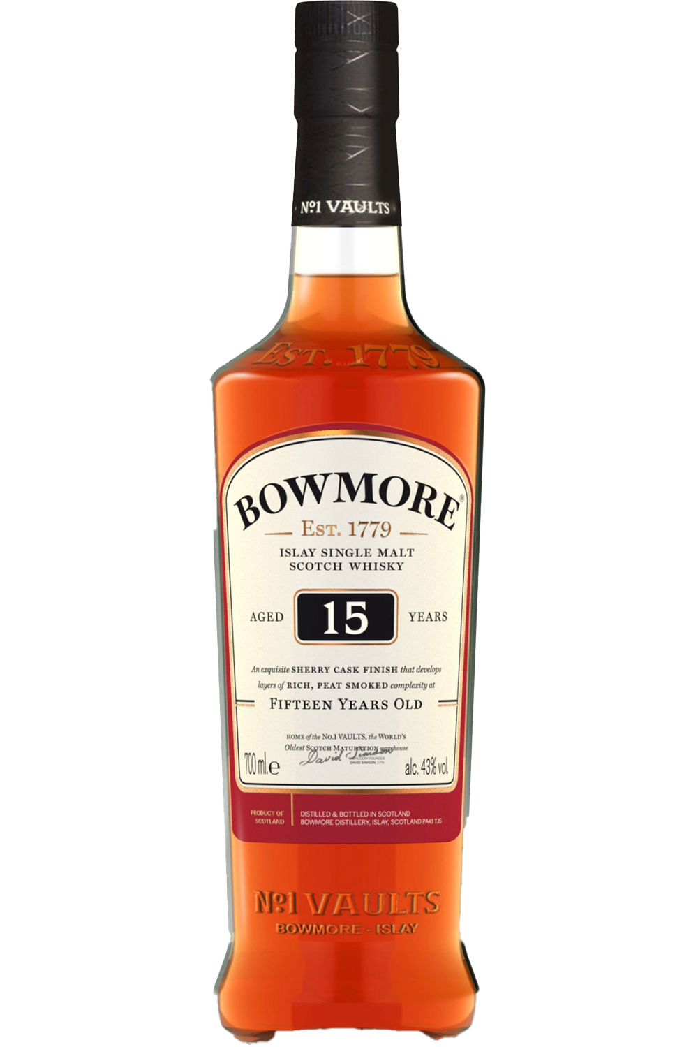 WineVins Bowmore Sherry Cask Finish 15 Anos