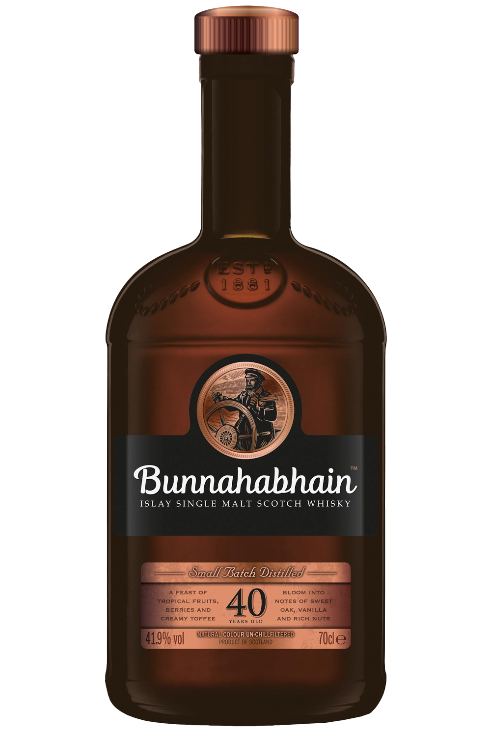 WineVins Bunnahabhain Limited Edition in Holzkist 40 Anos