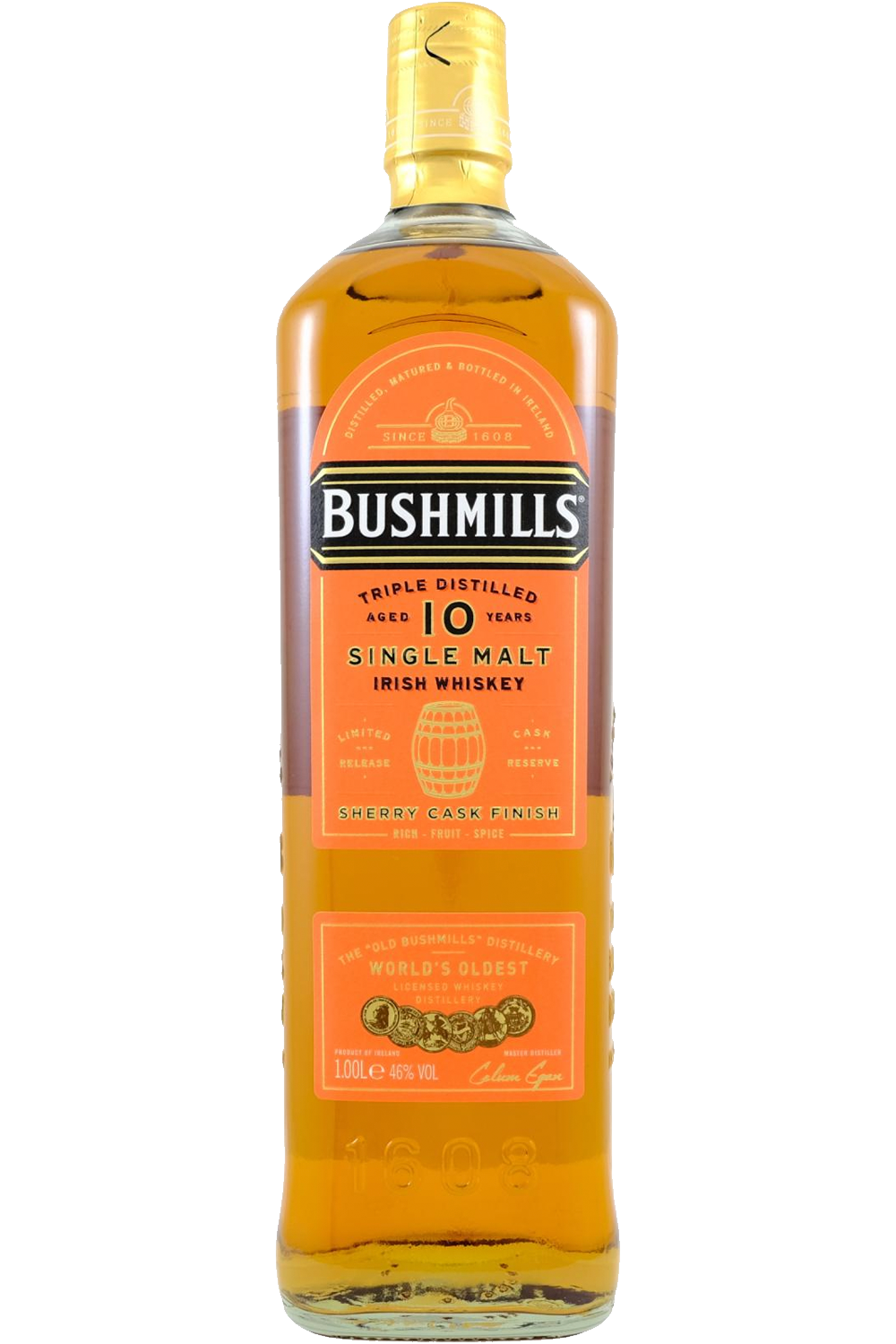 WineVins Bushmills Sherry Cask 10 Anos 1L