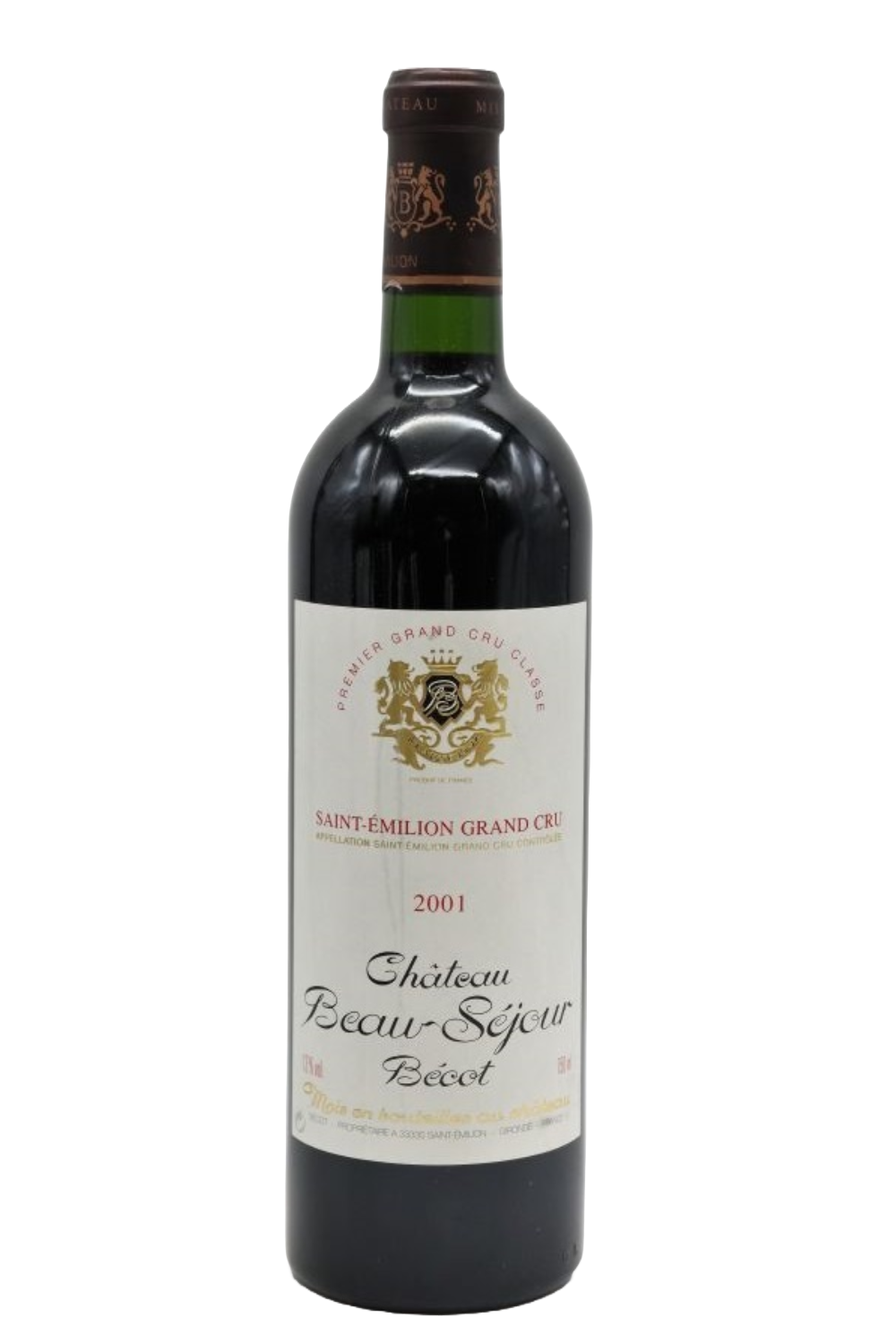Chateau Beausejour Becot Tinto 2001