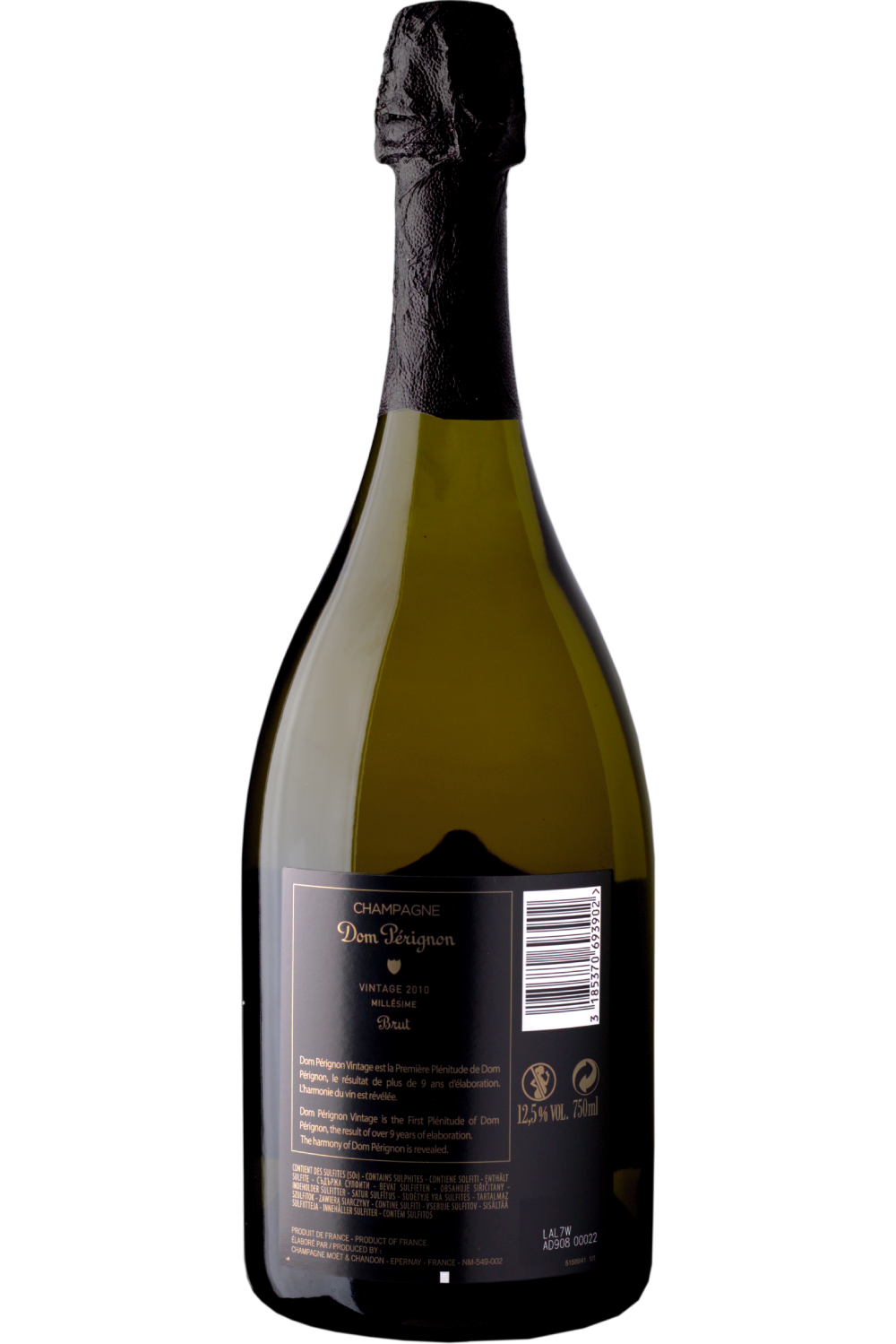 Dom Perignon Brut Champagne, France (Vintage Varies) - 750 ml bottle