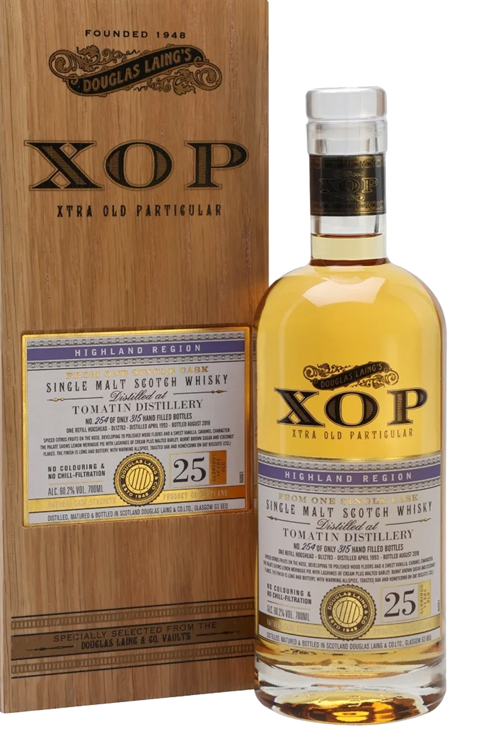 WineVins Douglas Laing 1993 XOP Tomatin 25 Anos
