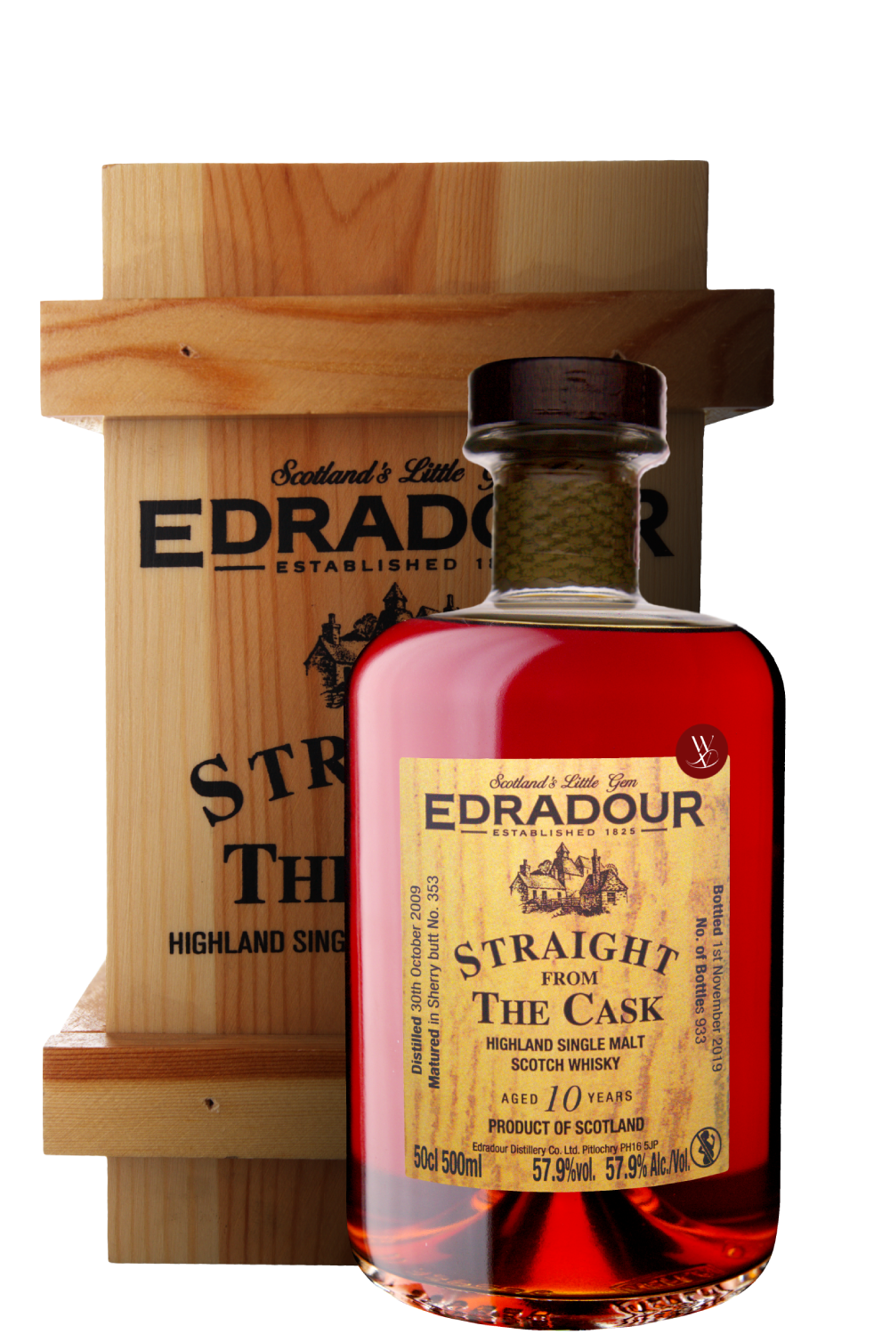 WineVins Edradour Straight From The Cask 10 Anos NV
