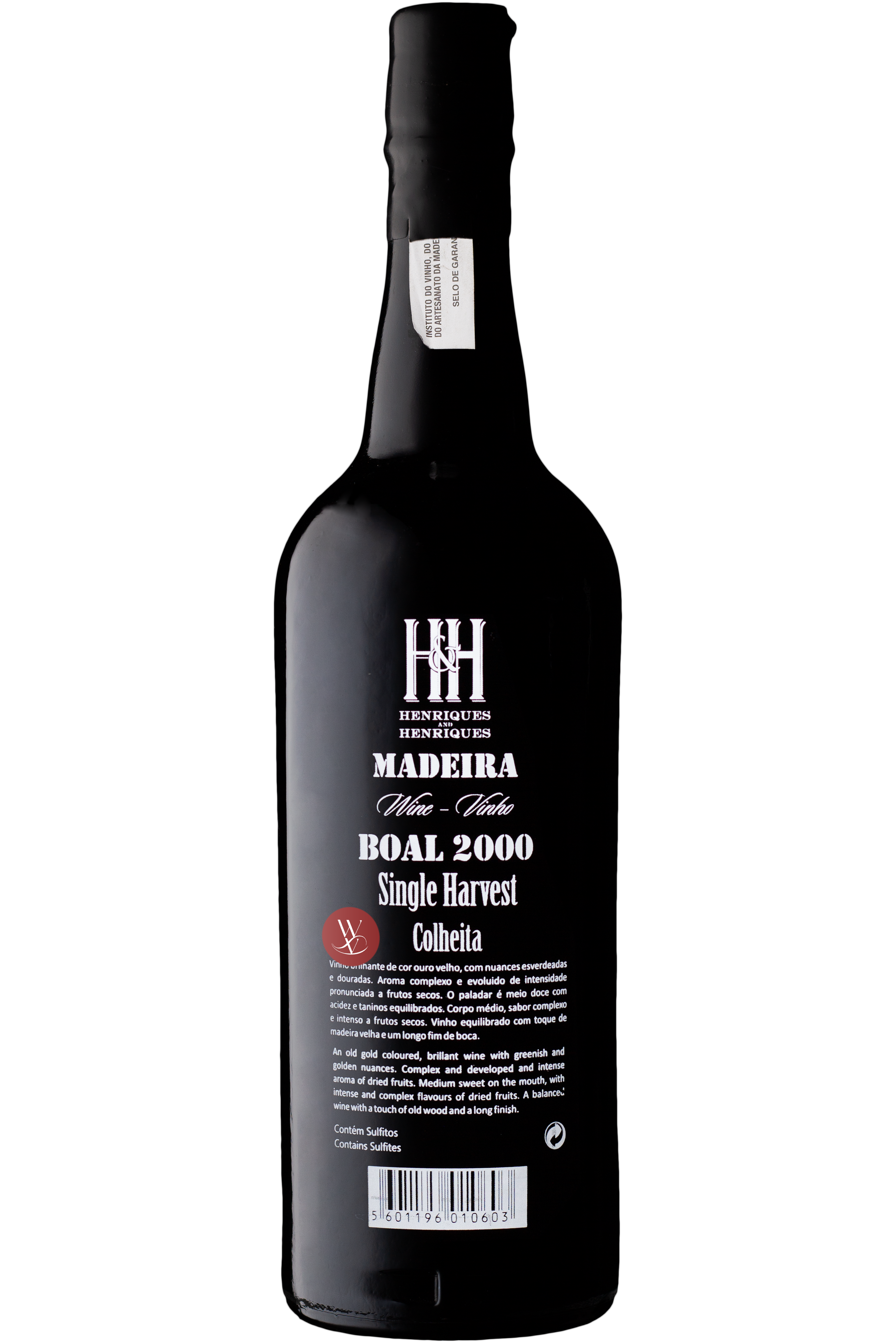WineVins Henriques & Henriques Madeira Boal Single Harvest 2000