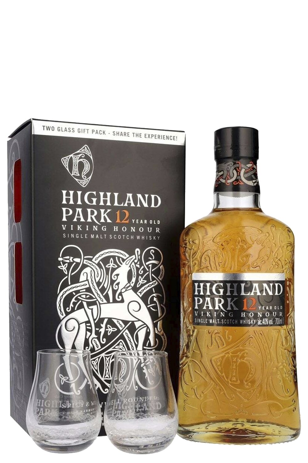 WineVins Highland Park Viking Honour 12 Anos + 2 Copos