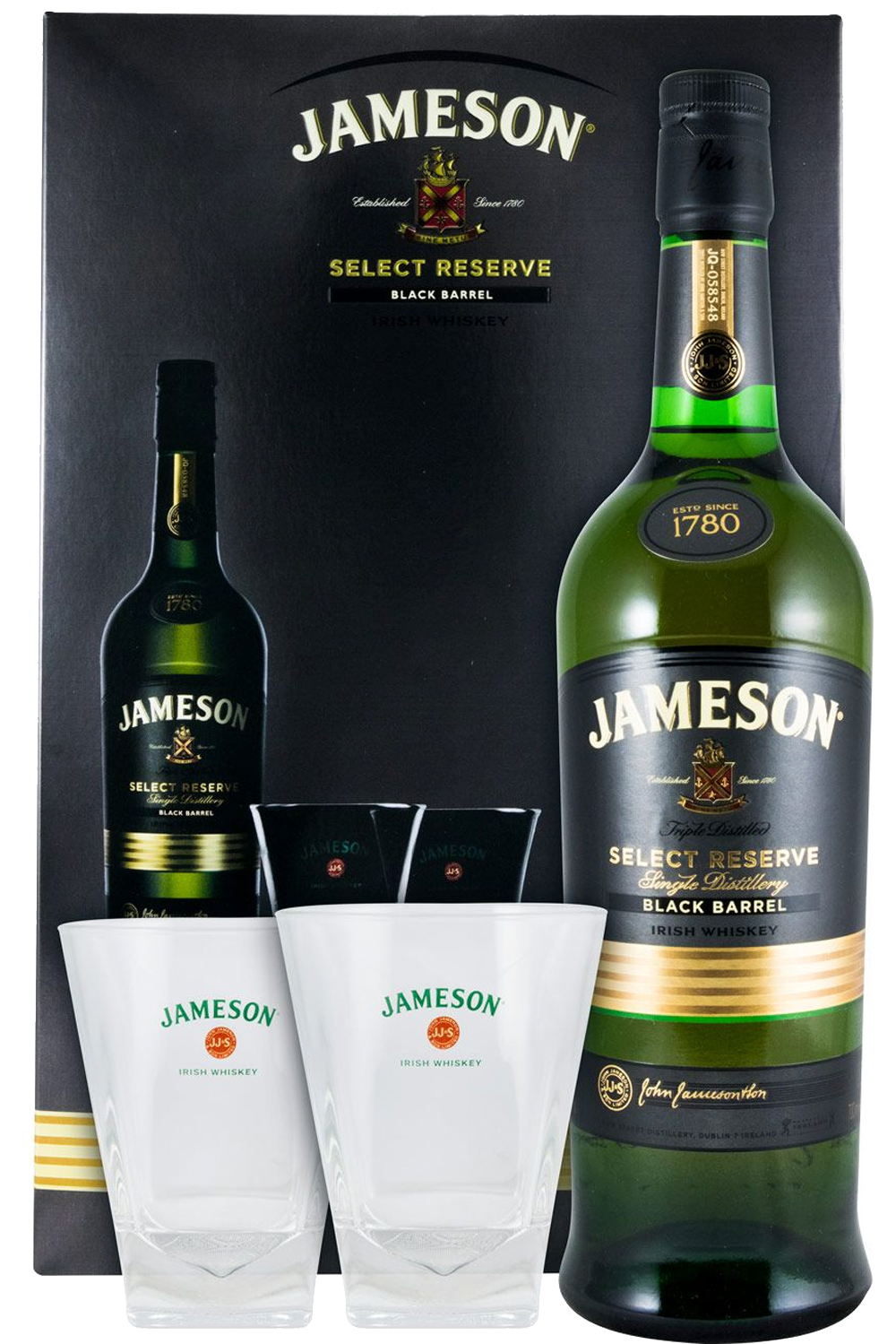 WineVins Jameson Black Barrel + 2 Copos