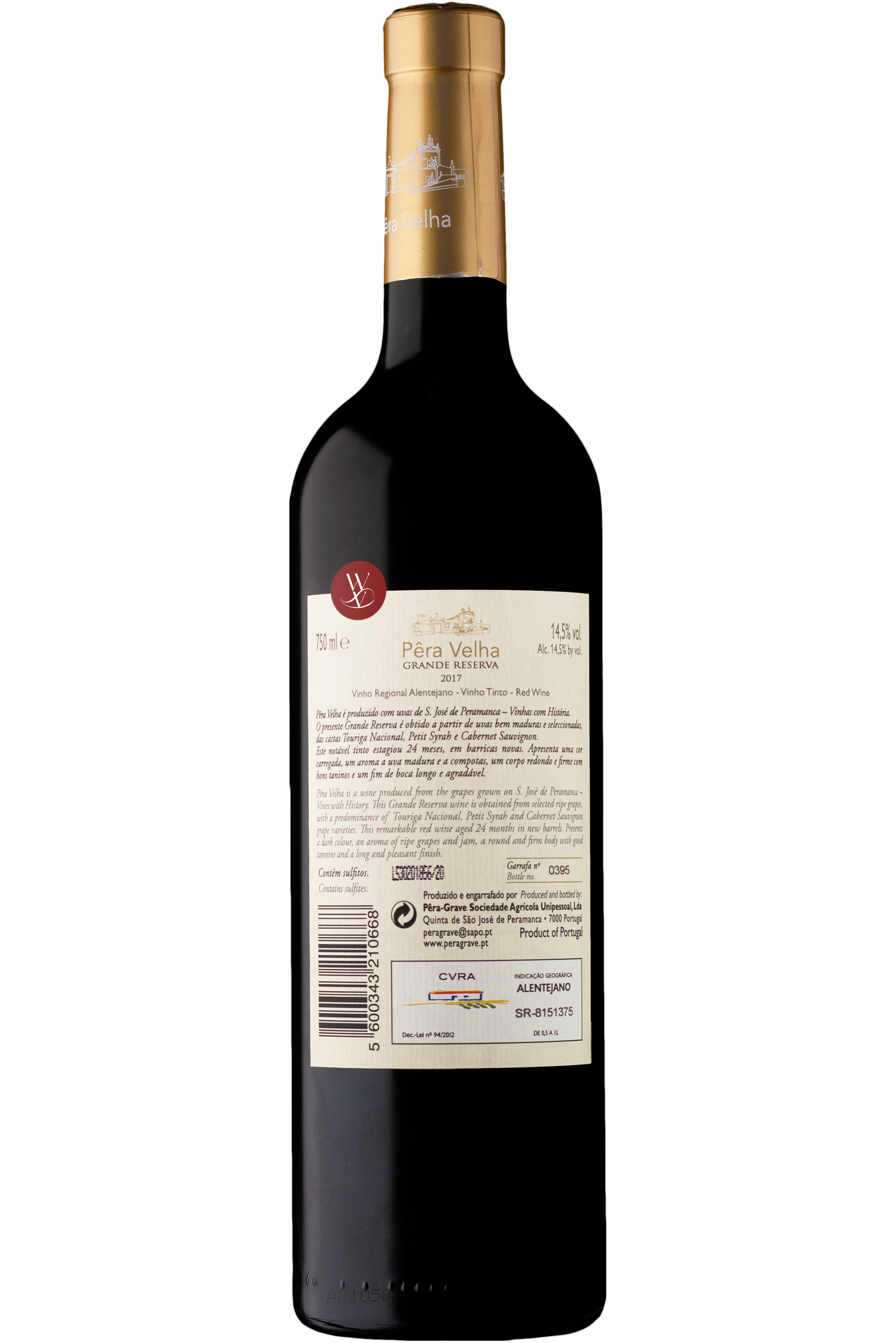 WineVins Pêra Velha Grande Reserva Tinto 2017