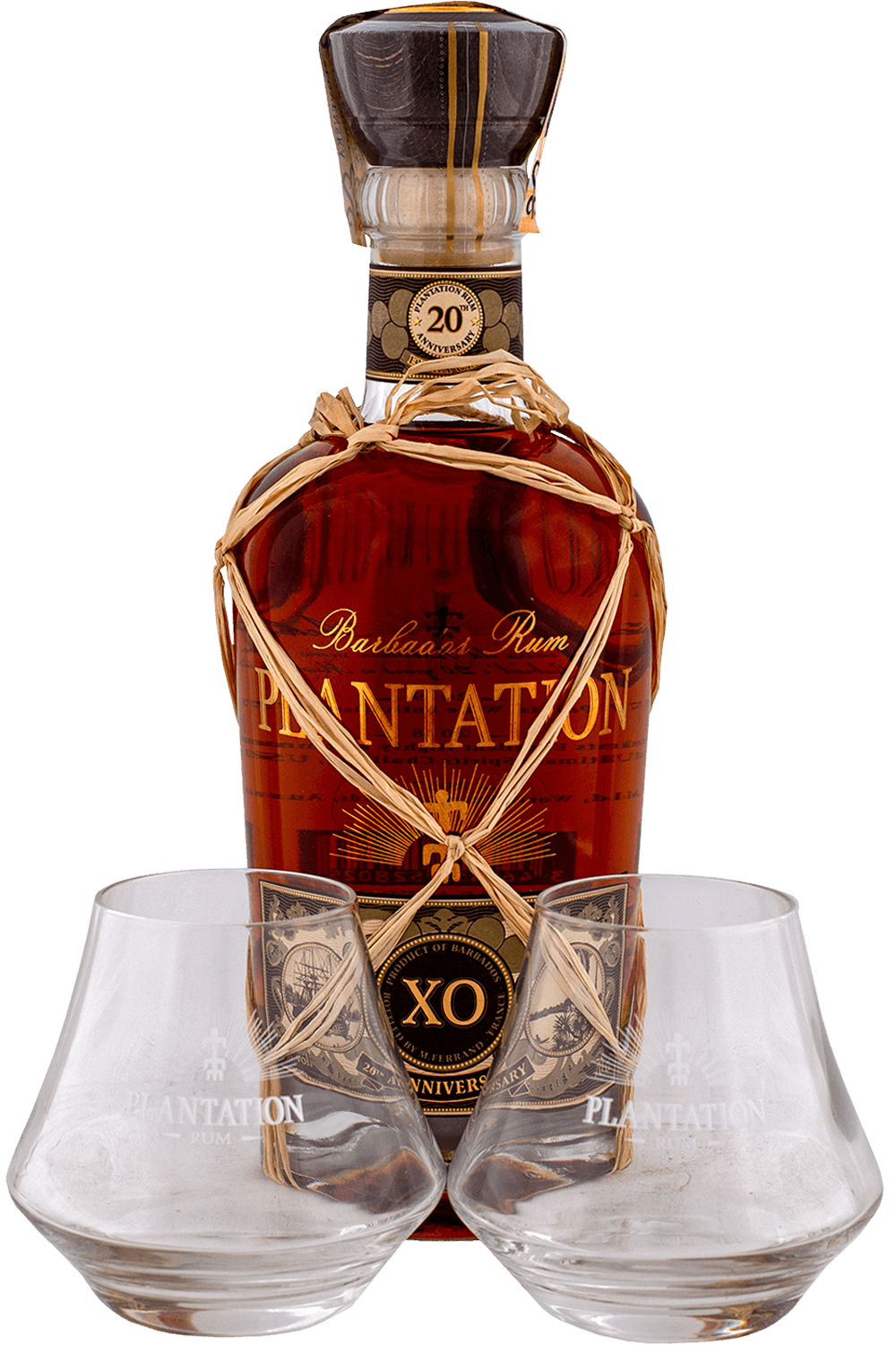 WineVins Plantation XO 20th Anniversary + 2 copos