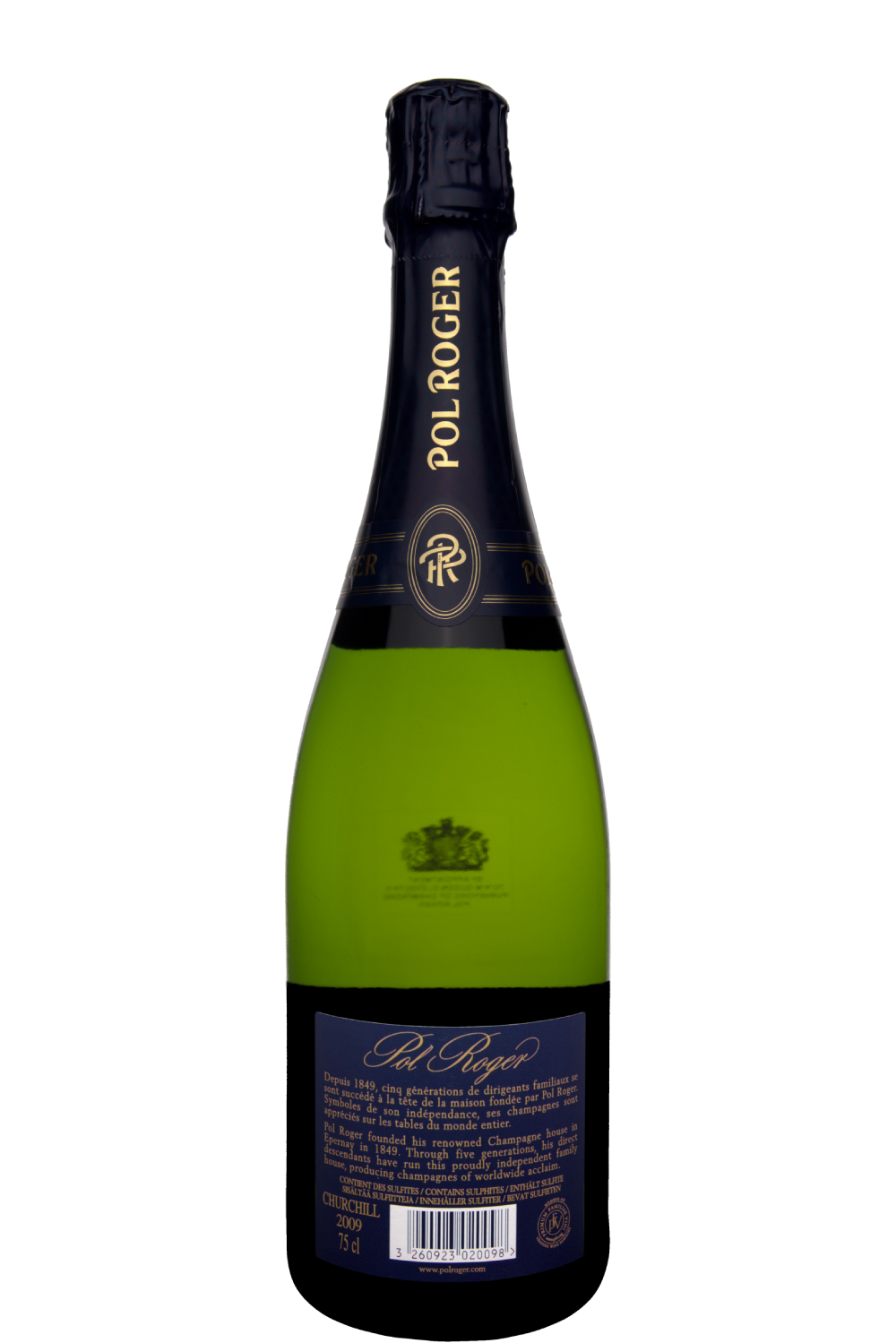 WineVins Pol Roger Cuvee Sir Winston Churchill 2009