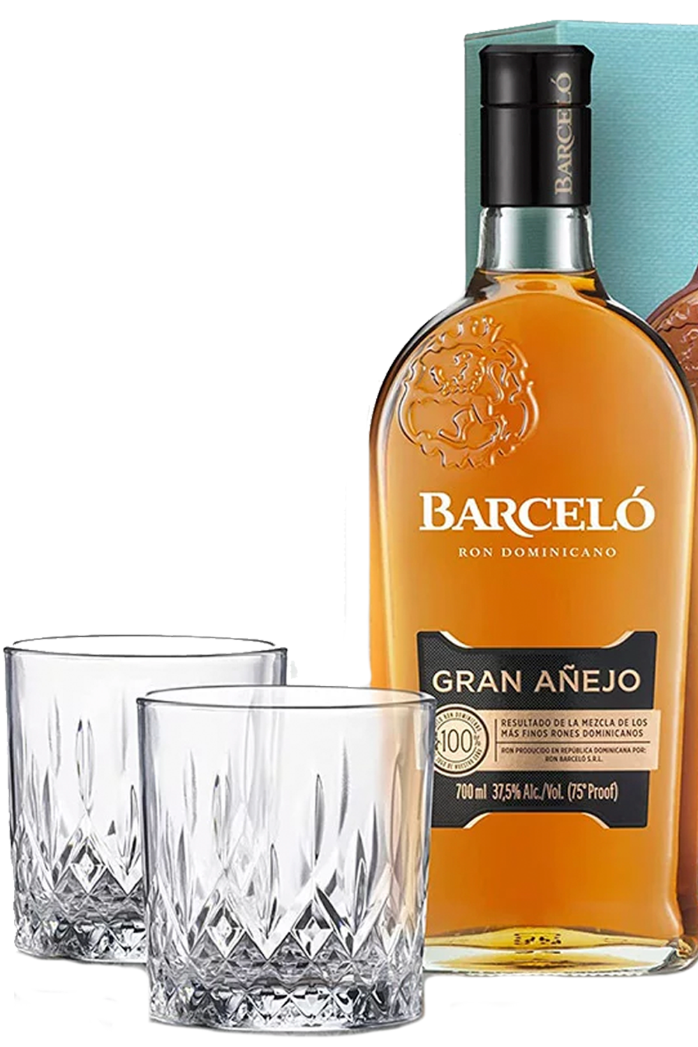 Winevins Barcelo Gran Anejo + 2 Copos