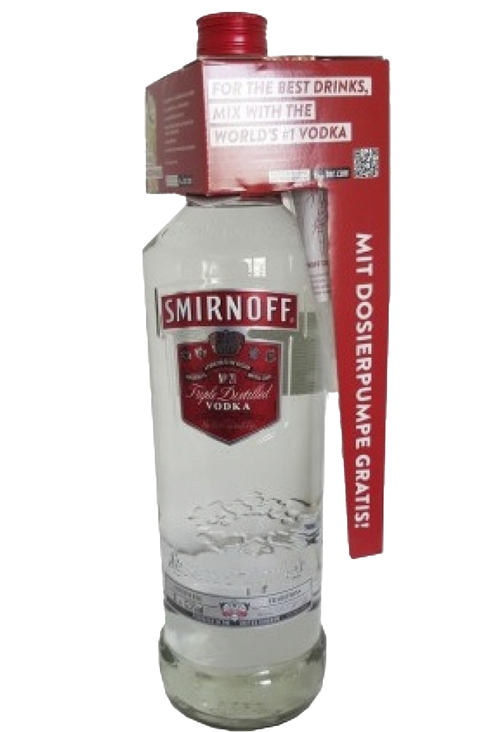 WineVins Smirnoff Red + Pump 3L