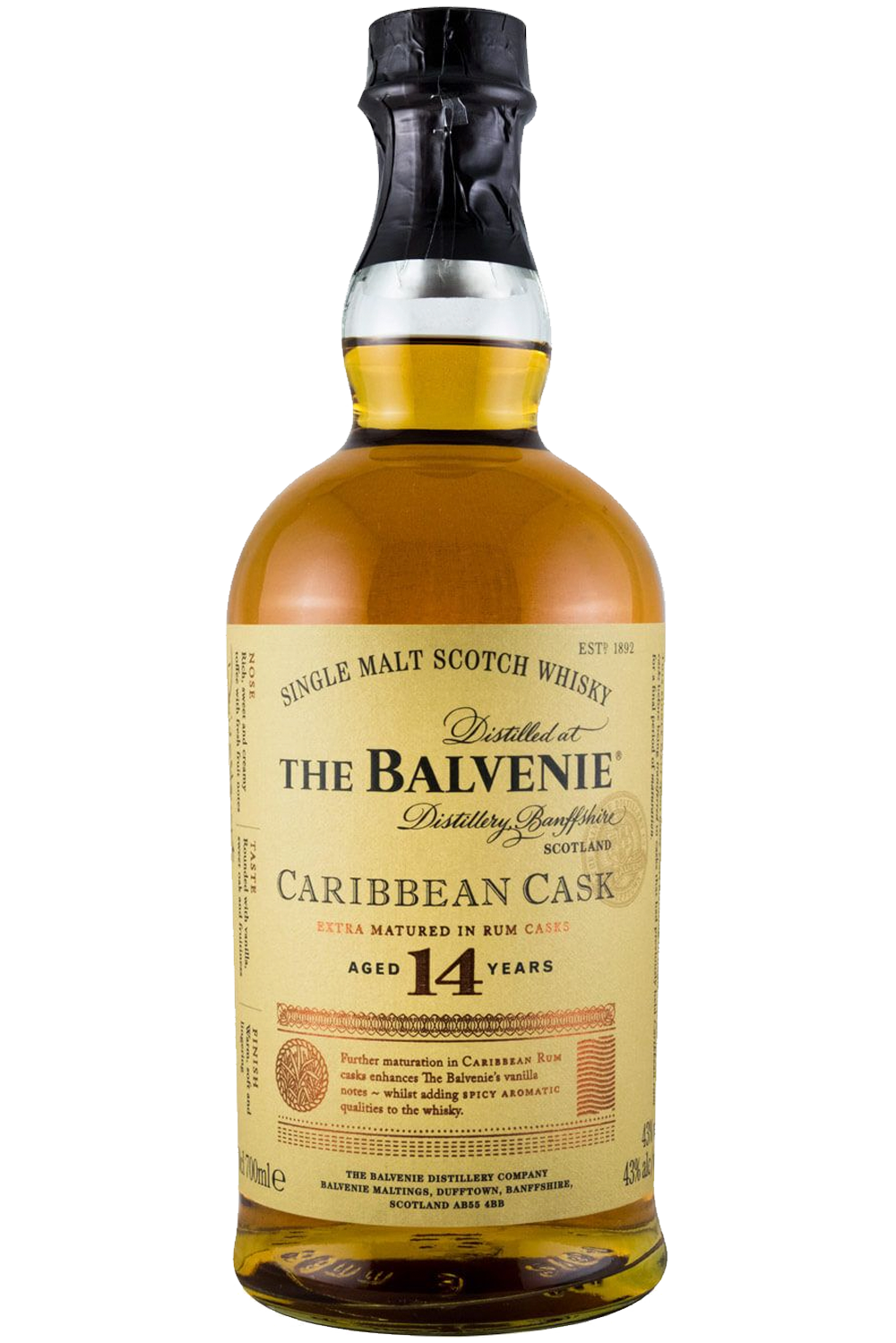 WineVins The Balvenie Caribbean Cask 14 Anos c/2 copos