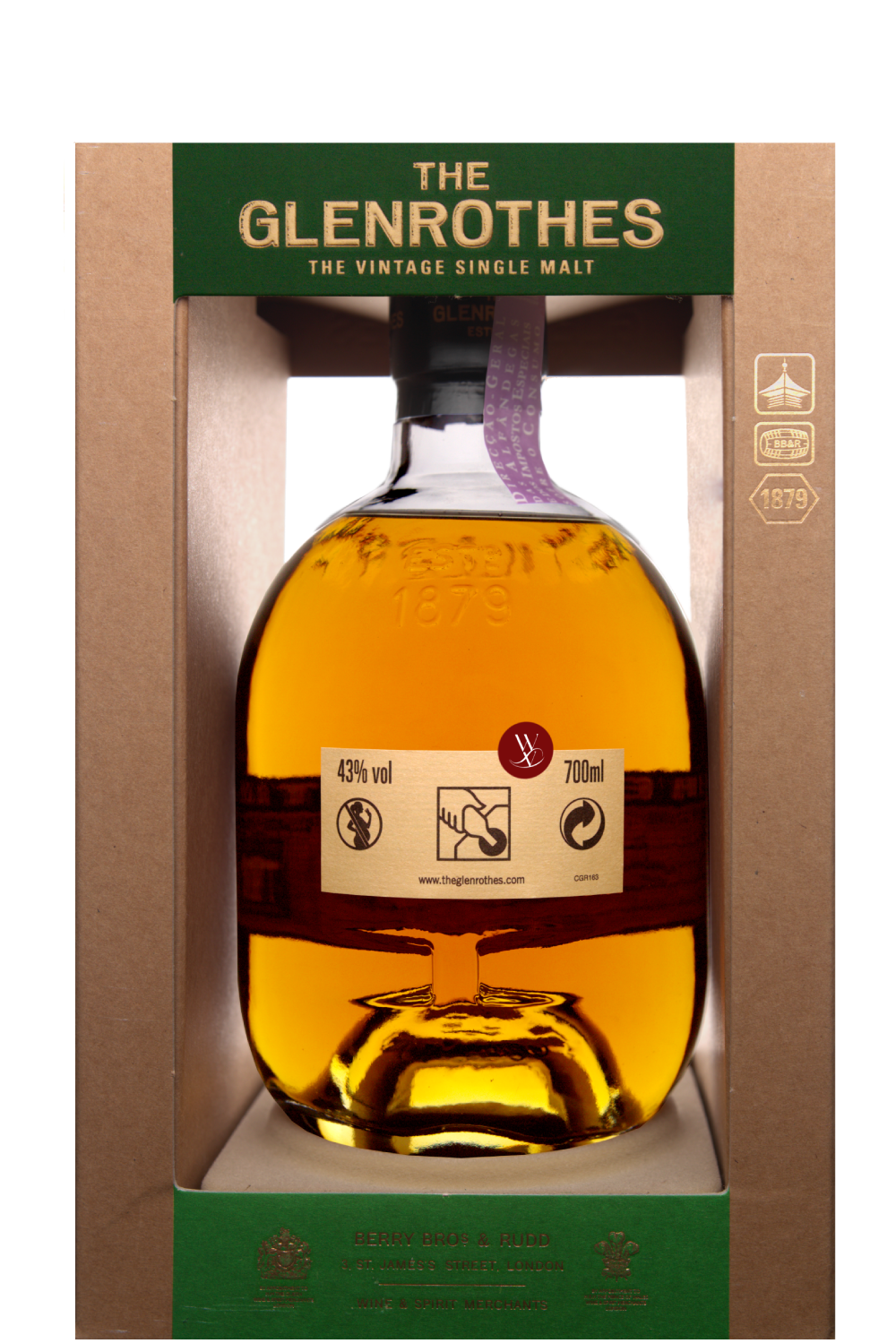 WineVins Whisky Glenrothes Single Malt 1995